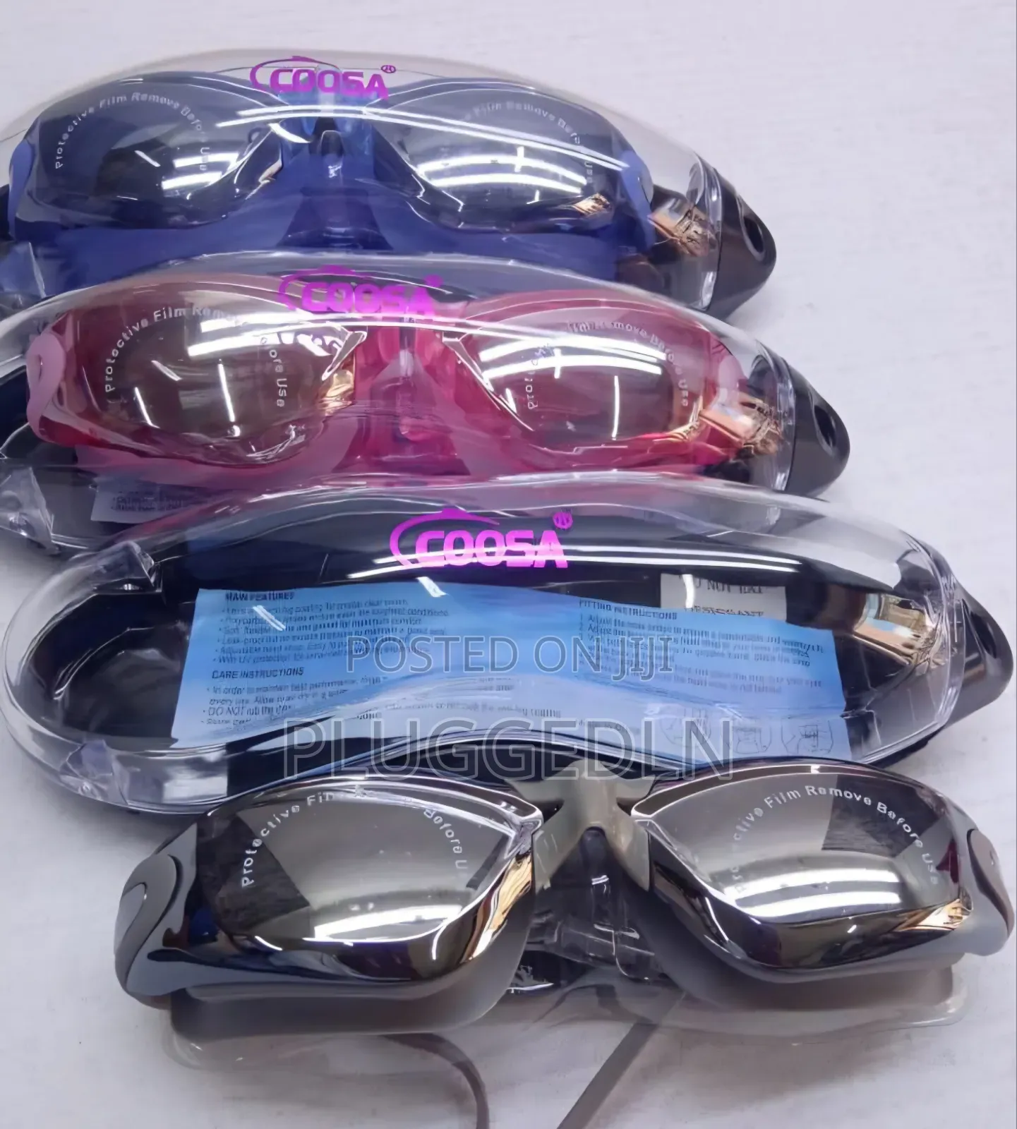 Anti-Fog Swimming Goggle Set