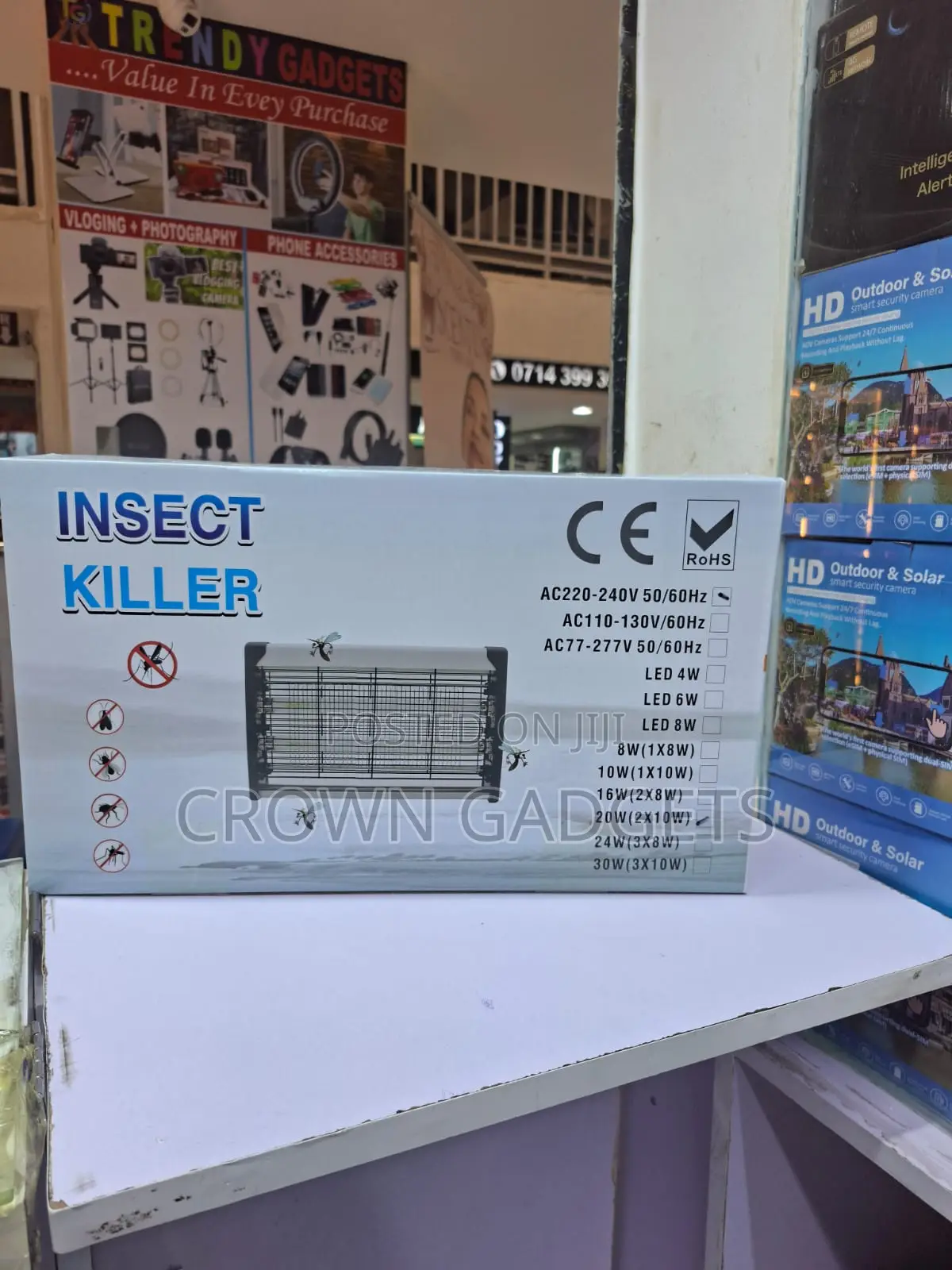 20W UV Bug Zapper Fly Mosquito Killer for Home Office