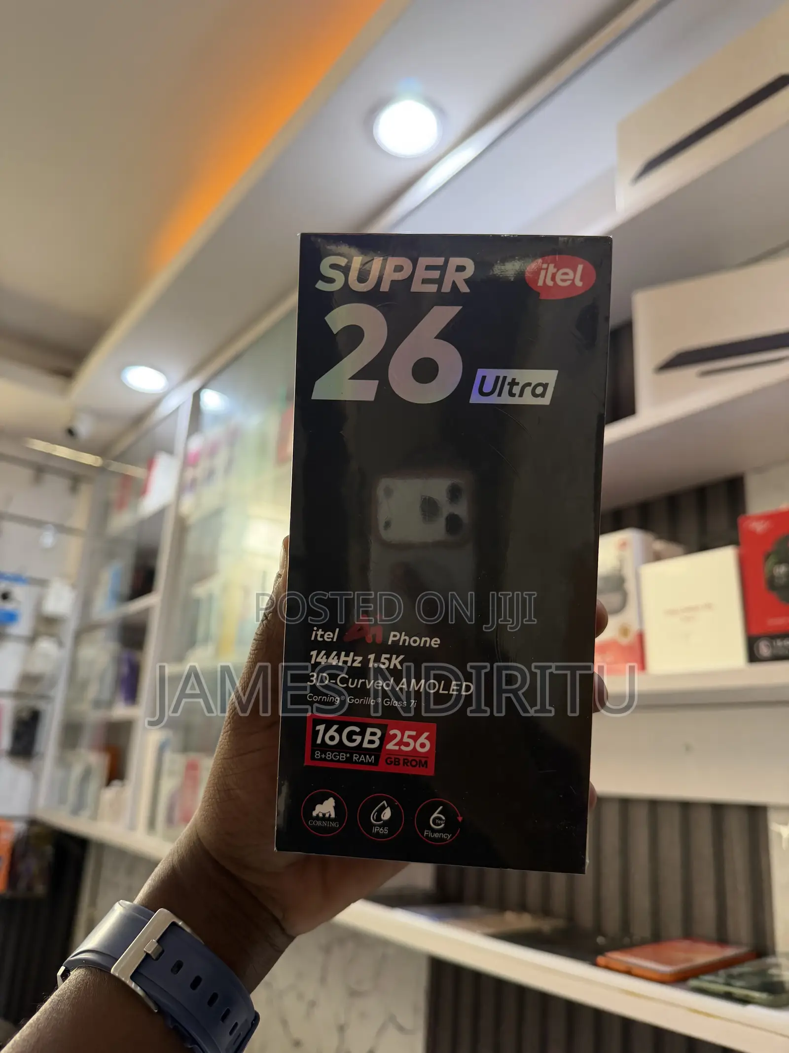 New Itel S26 Ultra 256 GB Black
