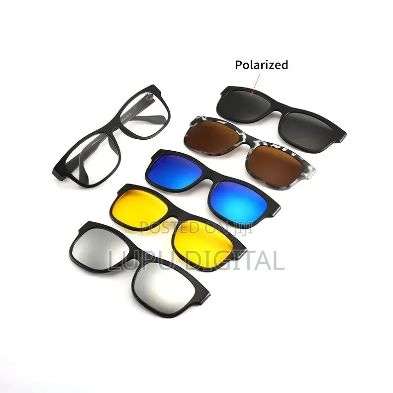 5 In1 Polarized Magnetic Clip on Glasses