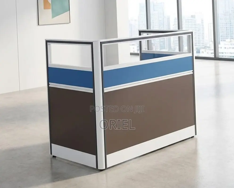 Office Workstation : 1-Way Modern Workstation