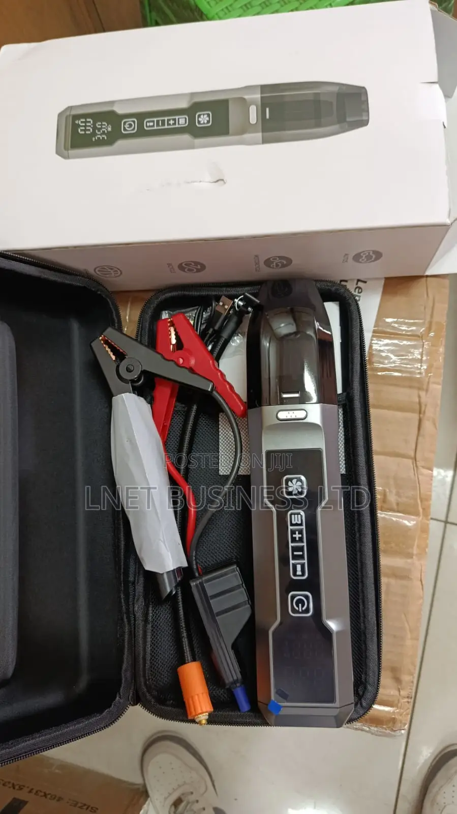 Jump Starter and Inflator With Vacuum Cleaner