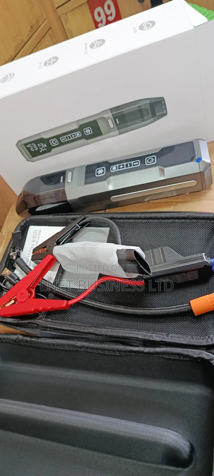 Jump Starter and Inflator With Vacuum Cleaner