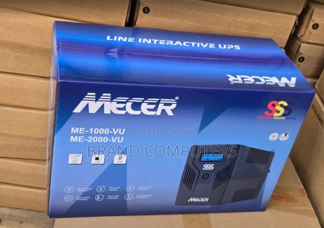 Brand New Mecer 1KVA Line Interactive UPS (ME-1000-VU)