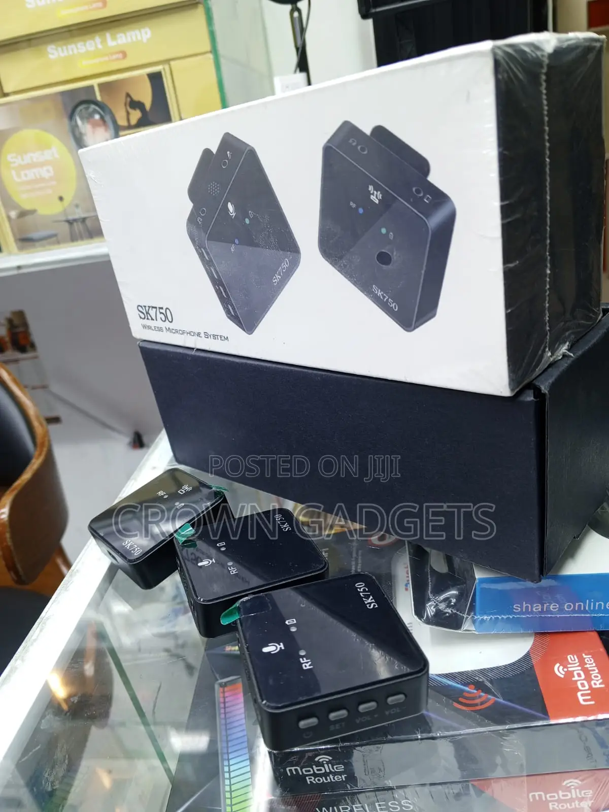 SK750 Professional Wireless Mic for Vlogging Interviews