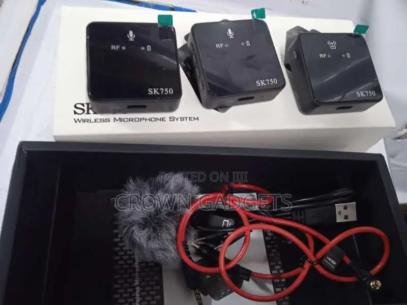 SK750 Clip-on Wireless Microphone for YouTube TikTok