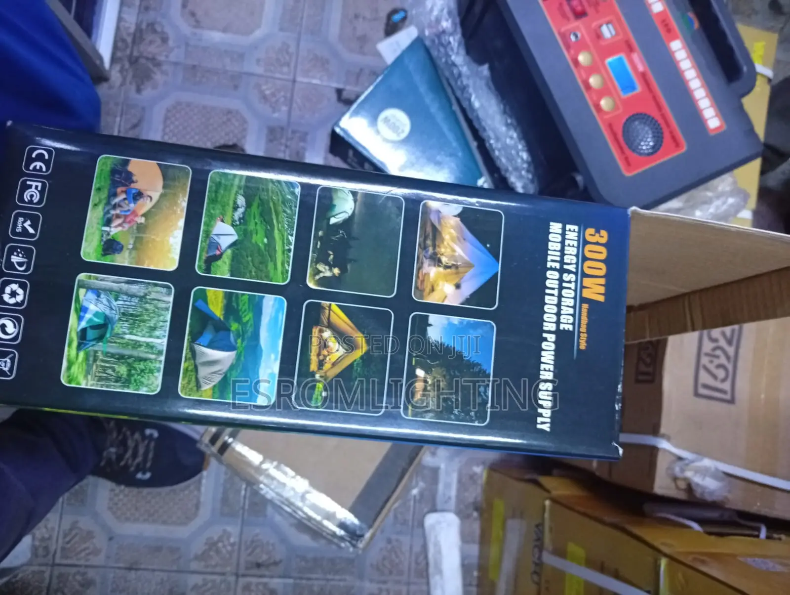 300W Portable Solar Power Station Outdoor Energy Storage Power Supply