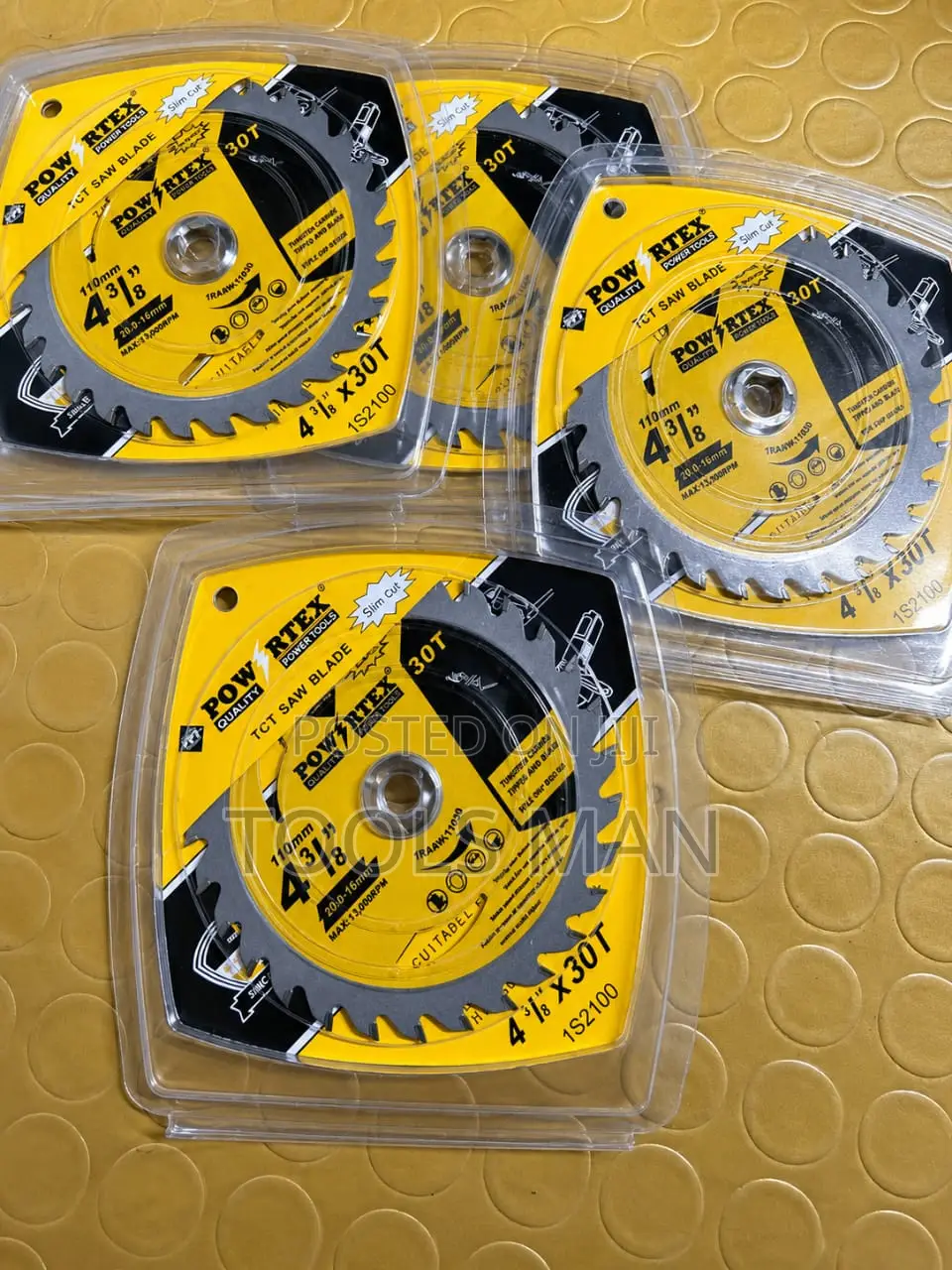 4 Inch Powertex 30T (Teeth) TCT Circular Saw Blade