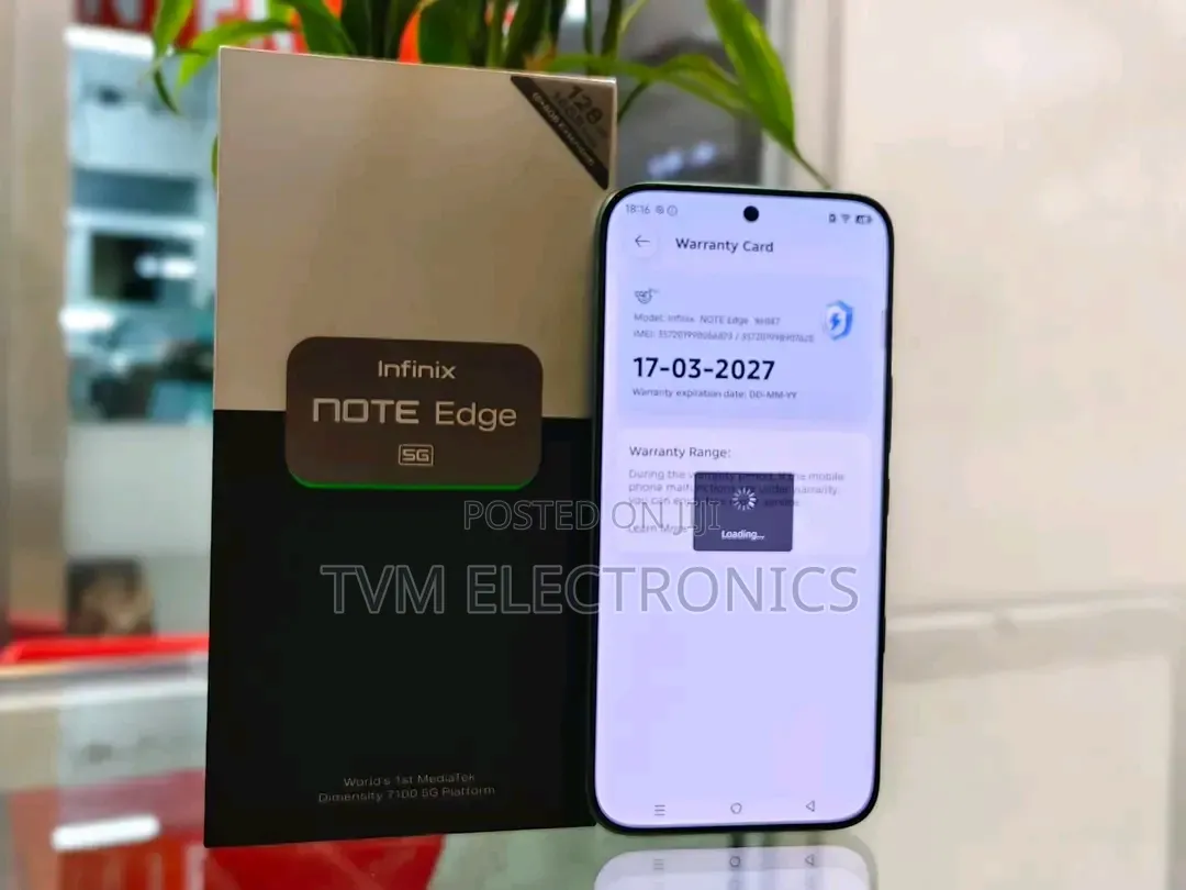 New Infinix Note Edge 256 GB