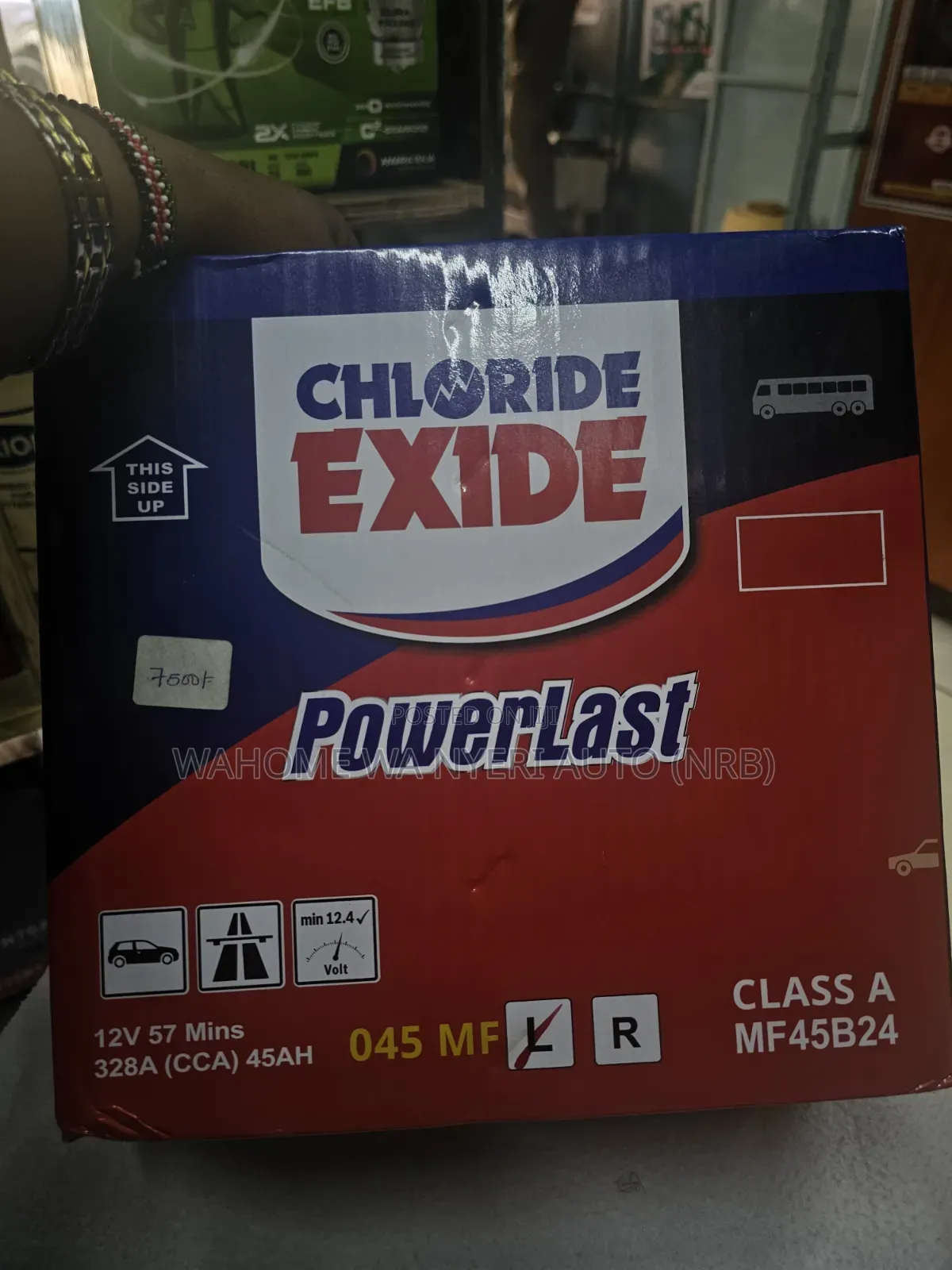045mf L Chloride Exide Motorcycle Battery