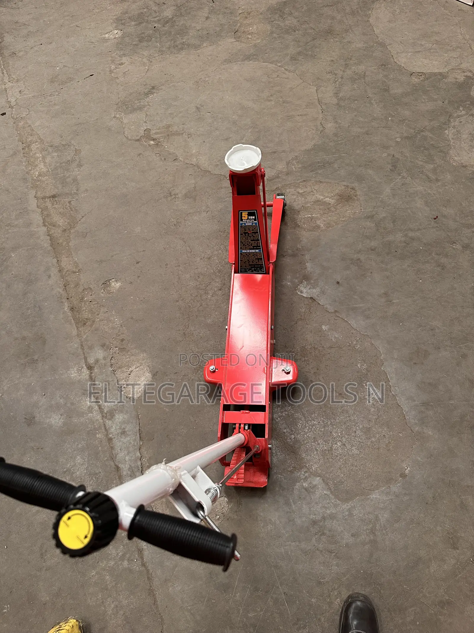 Heavy Duty 5tonn Hydraulic Long Chasis Service Jack
