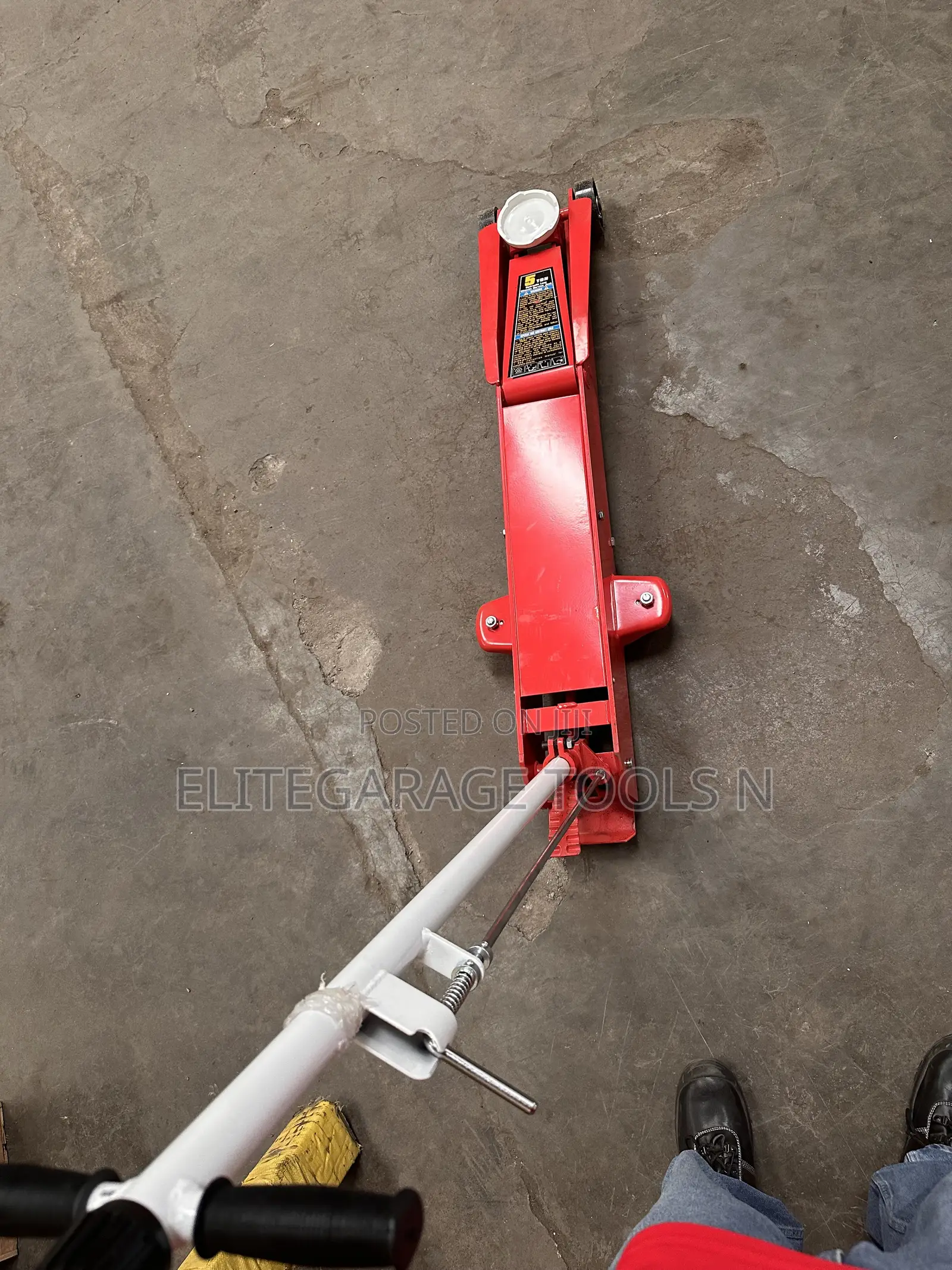 Heavy Duty 5tonn Hydraulic Long Chasis Service Jack