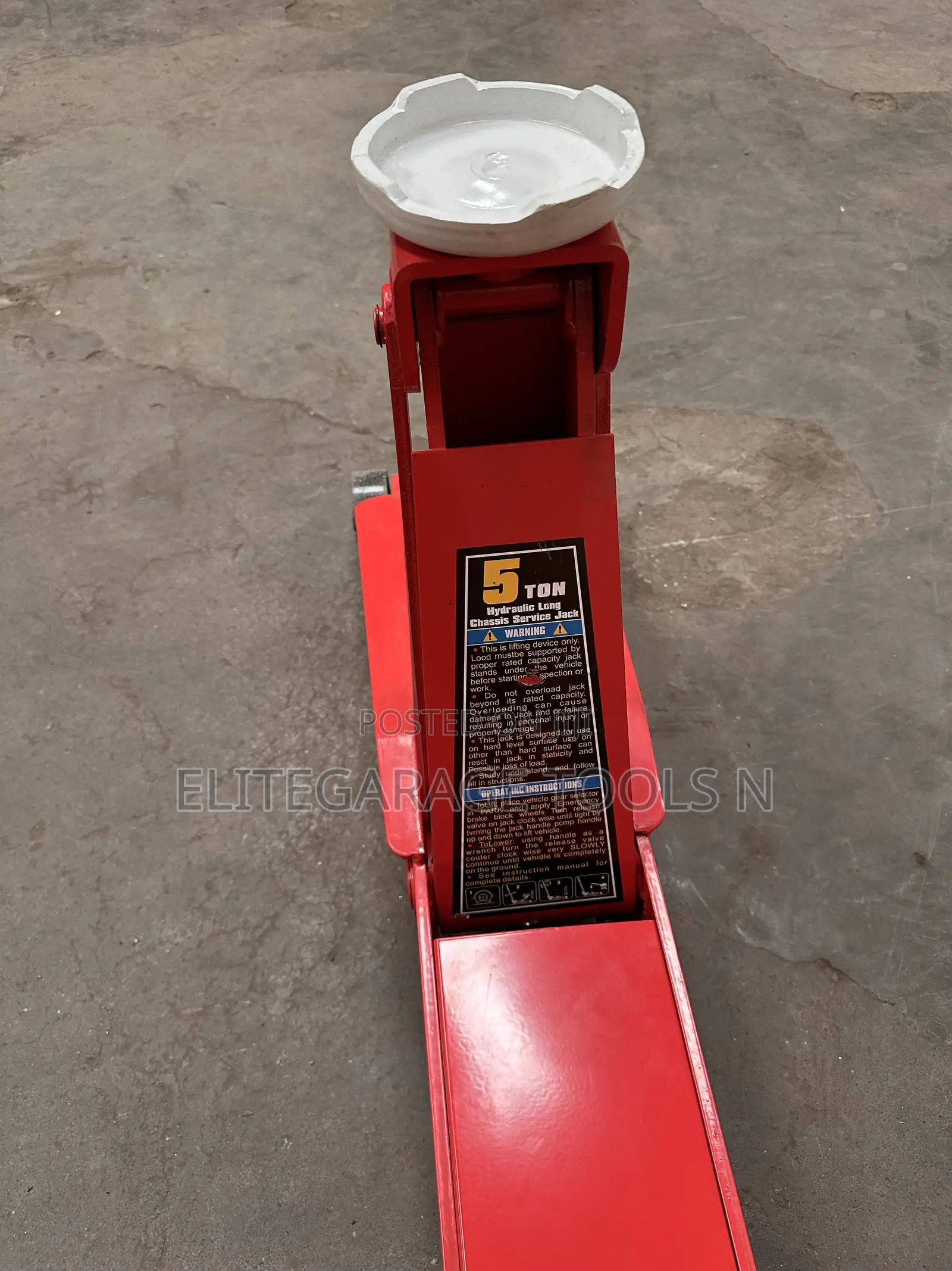 Heavy Duty 5tonn Hydraulic Long Chasis Service Jack