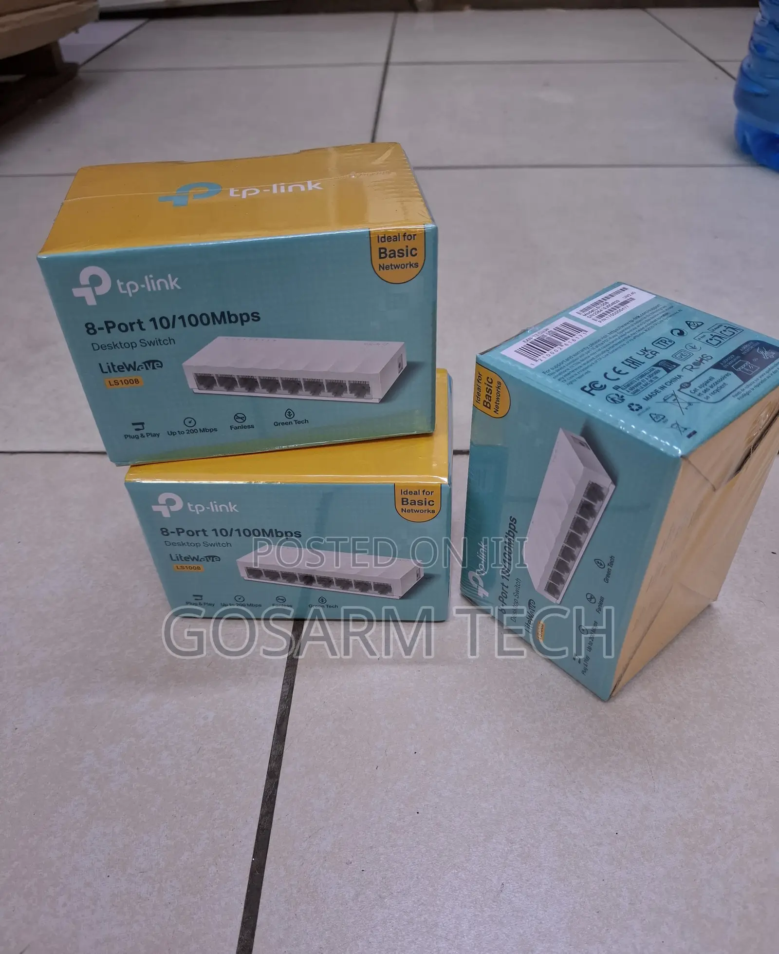 TP-Link LS1008 High-Speed 8-Port LAN Switch for CCTV Office