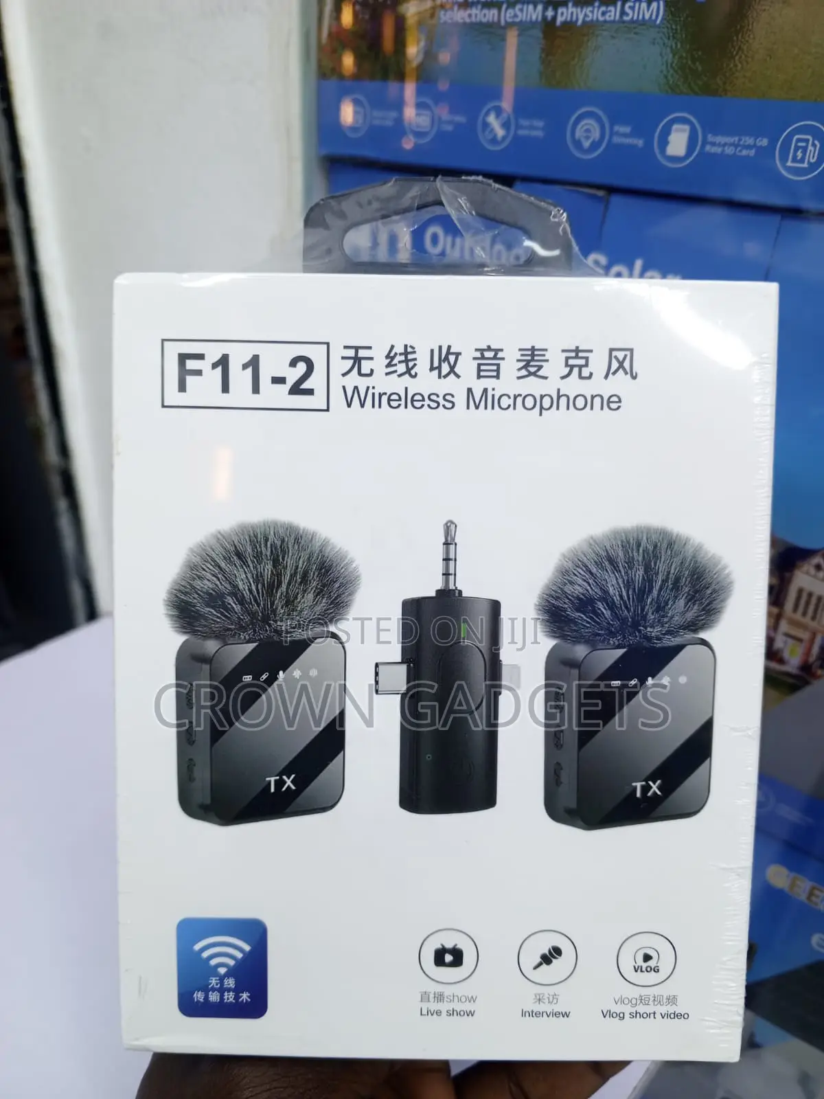 F11-2 Professional Wireless Audio System With Dual Mics