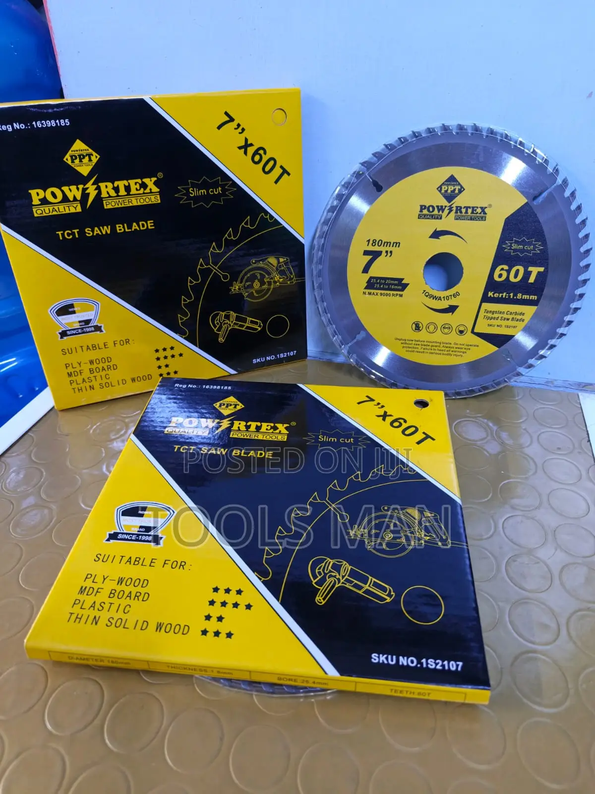 Circular Saw Blade 7 Inch Powertex 60T Cutting Disc