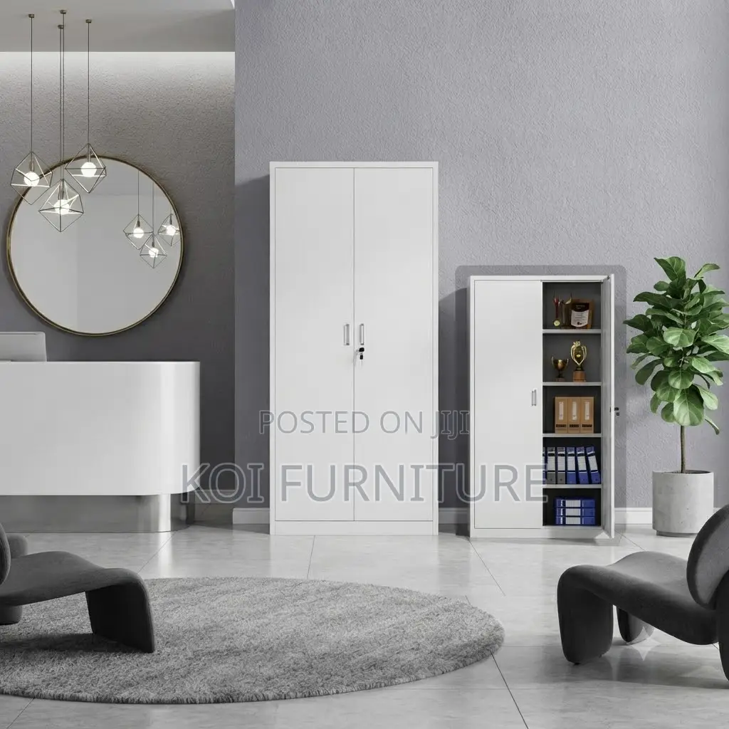 Office Cabinet; Lockable Filing Cabinet With 2 Doors