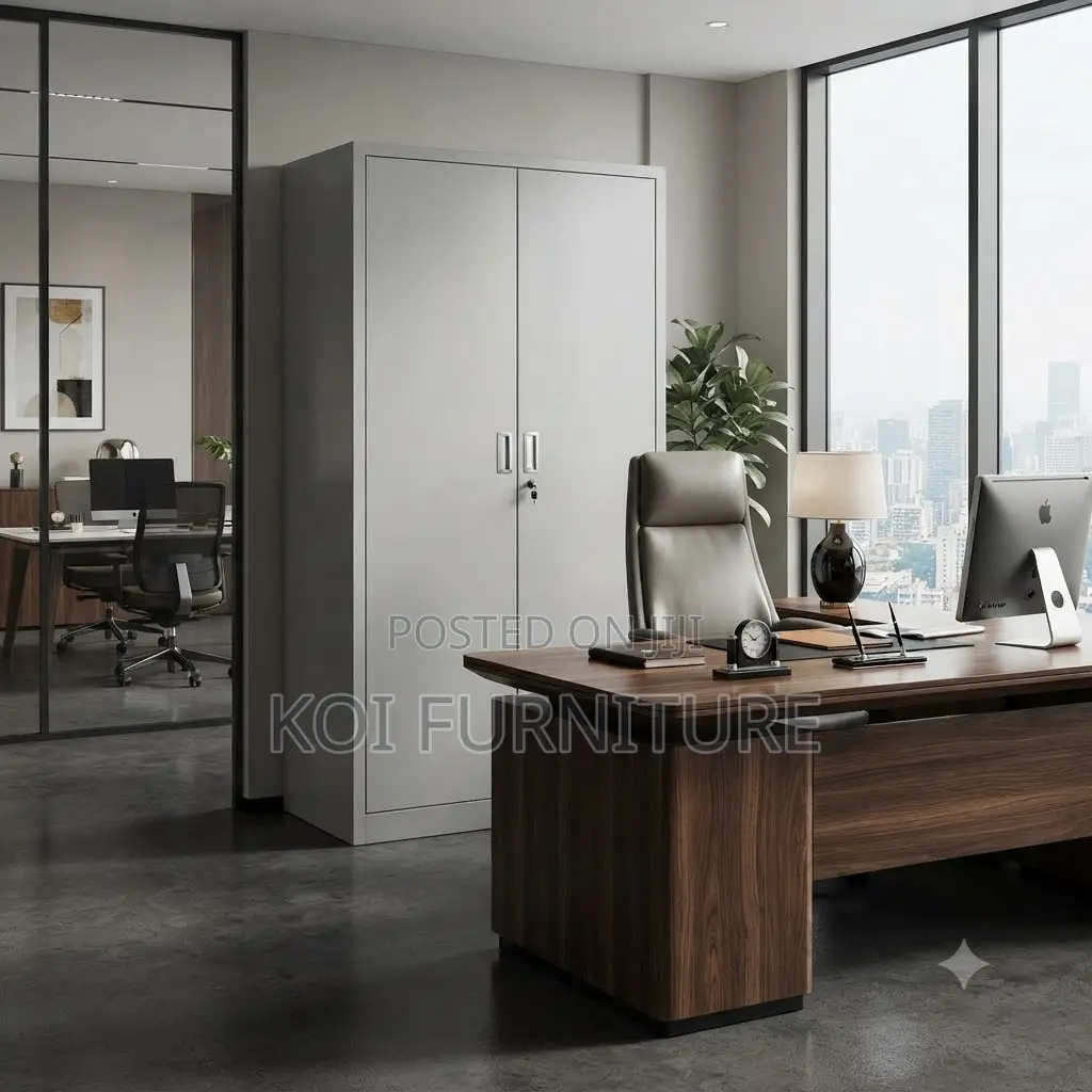 Office Cabinet; Lockable Filing Cabinet With 2 Doors
