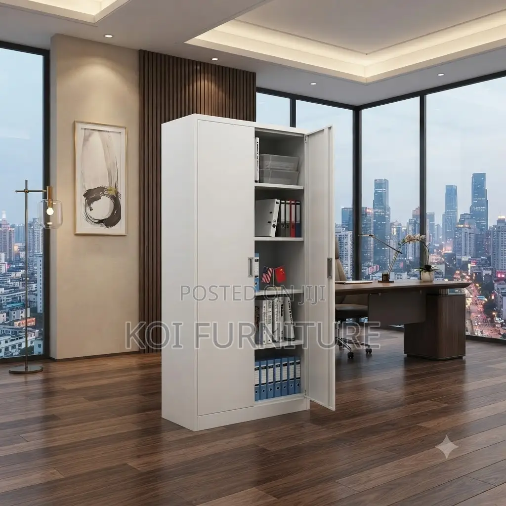 Office Cabinet; Lockable Filing Cabinet With 2 Doors