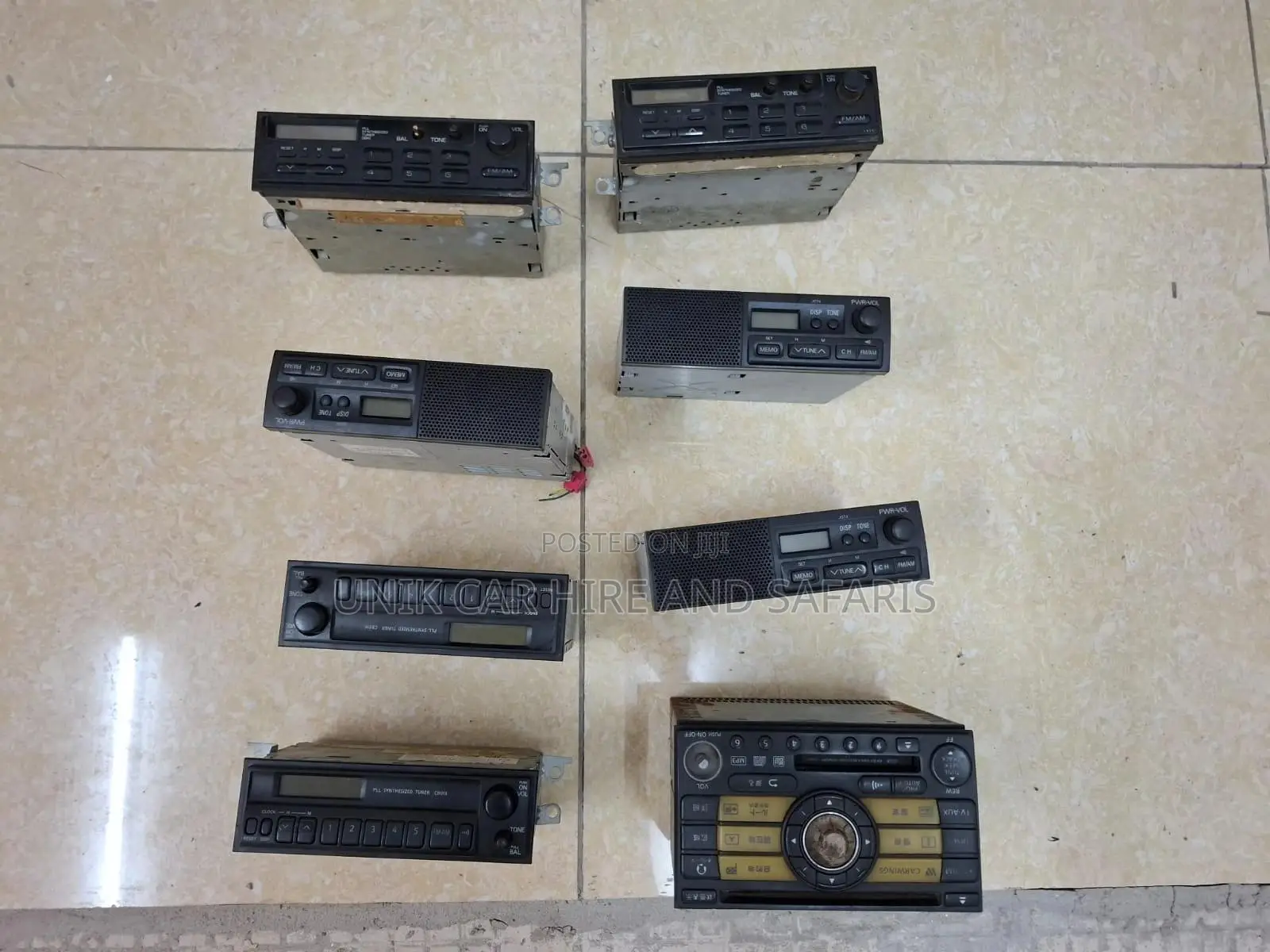 Assorted Car AM-FM Radios - EX Japan