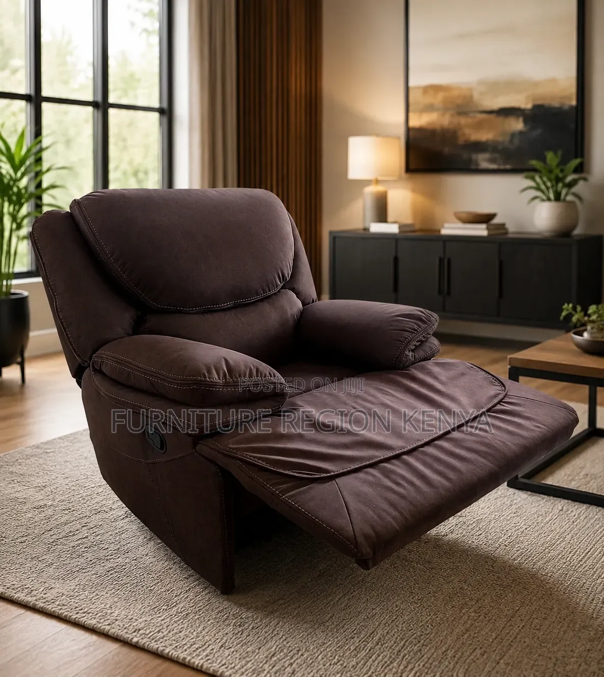 Single-Seater King-Size Recliner Sofa