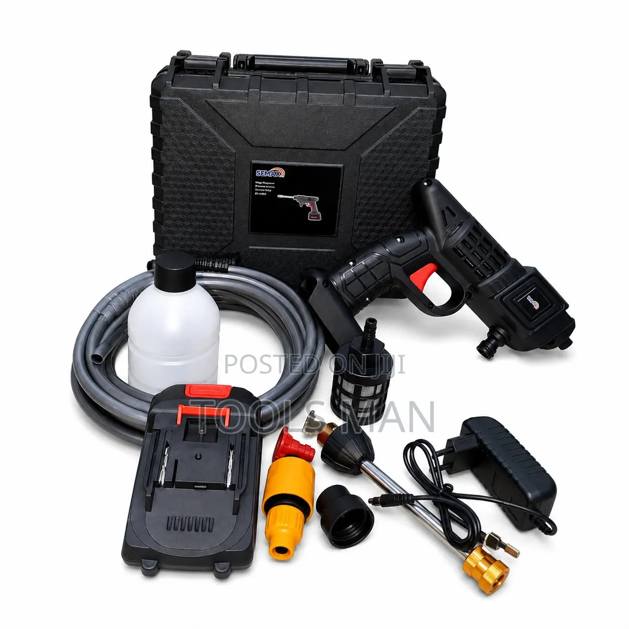 Car wash.Cordless High Pressure Washer BTMAX BT-3995 Water Pump