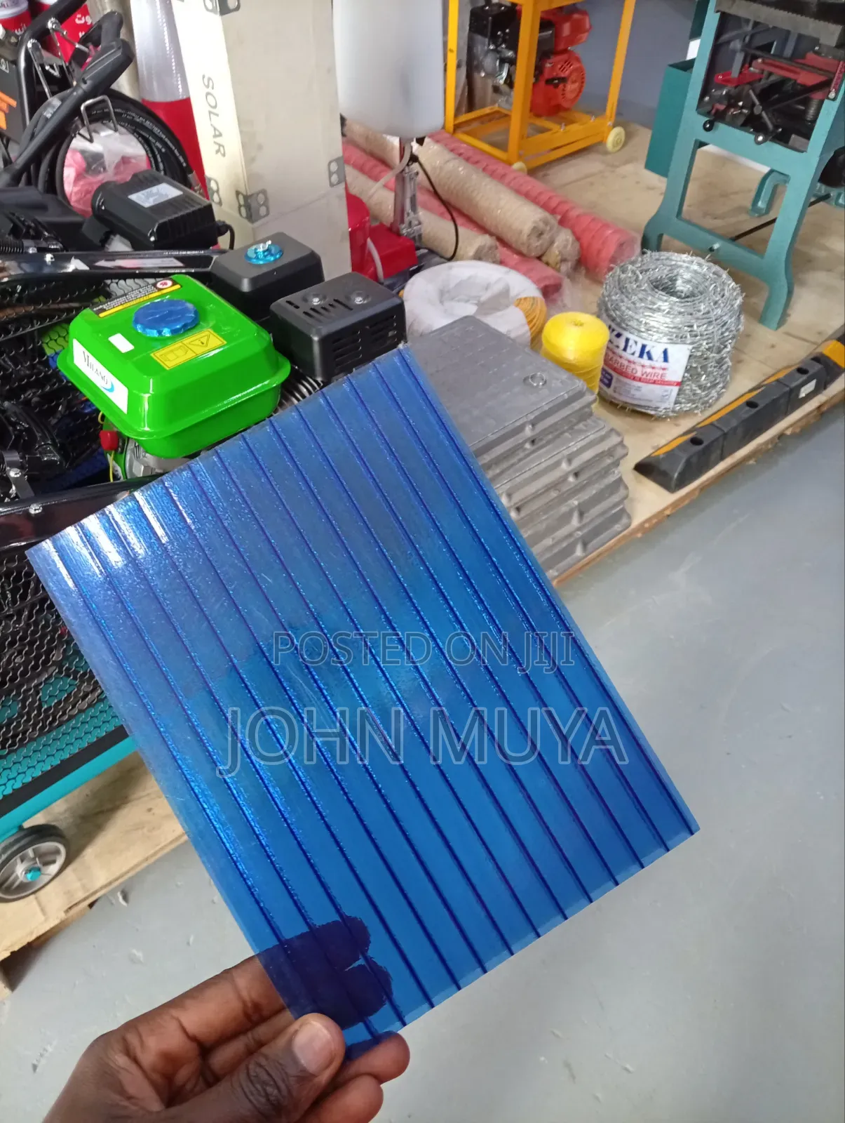 Durable Blue Polycarbonate Sheet 5.8m*2.1m