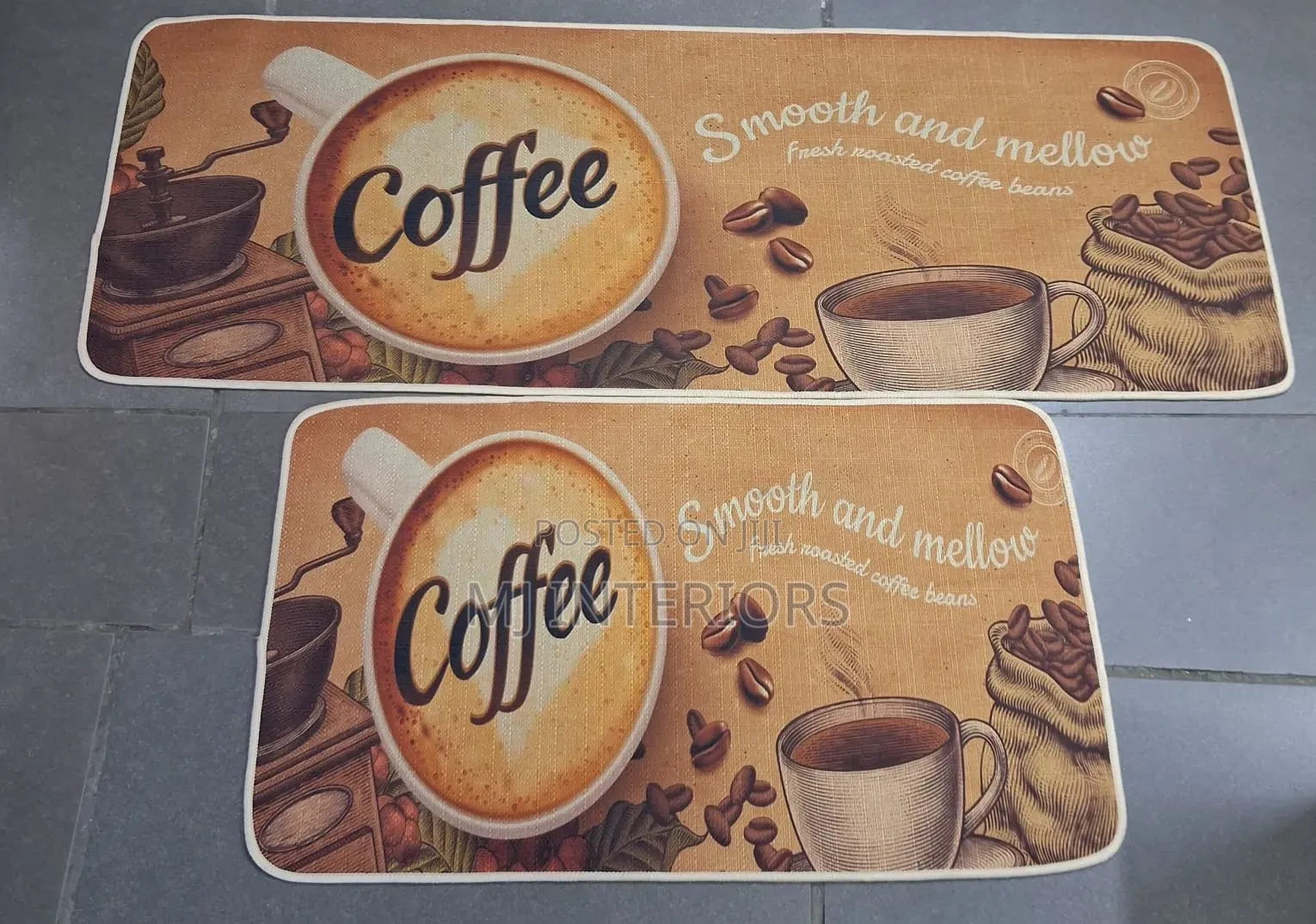 Printed Kitchen Runner Mat