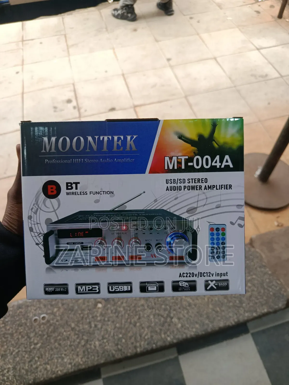 Moontek Amplifier MT-004A Bluetooth Amplifier With Radio