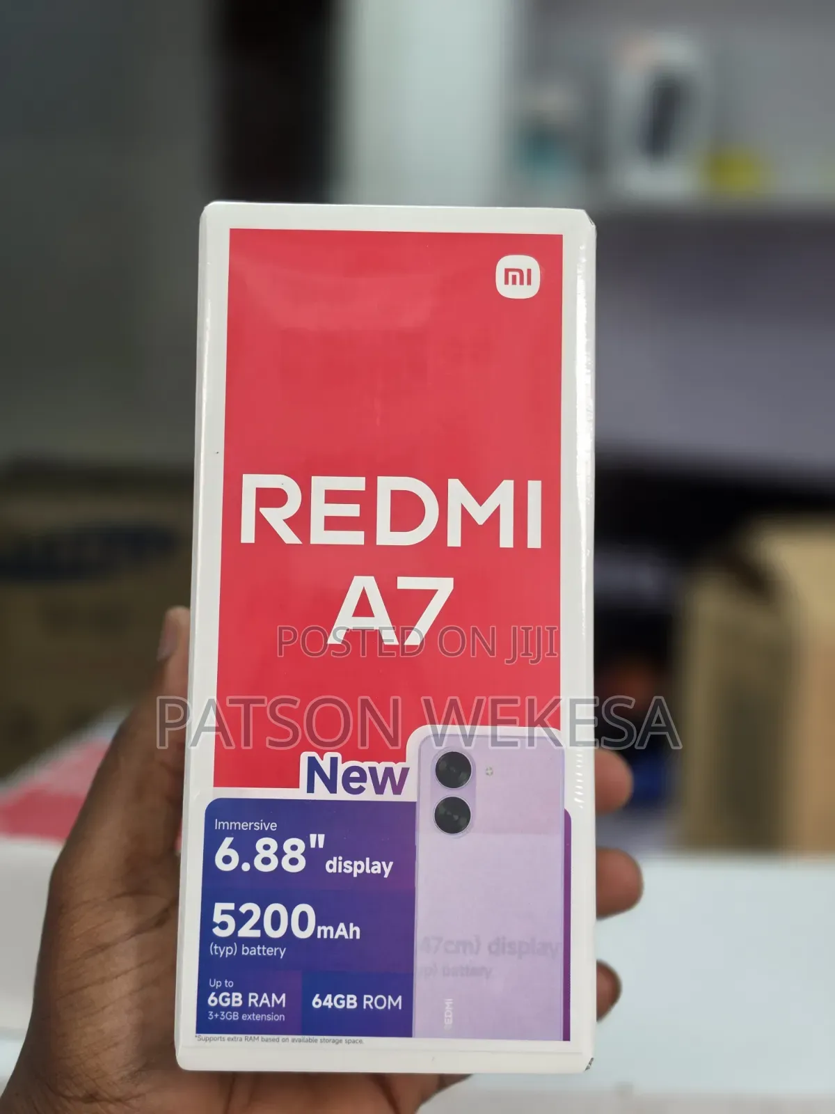 New Xiaomi Redmi A7 64 GB Black