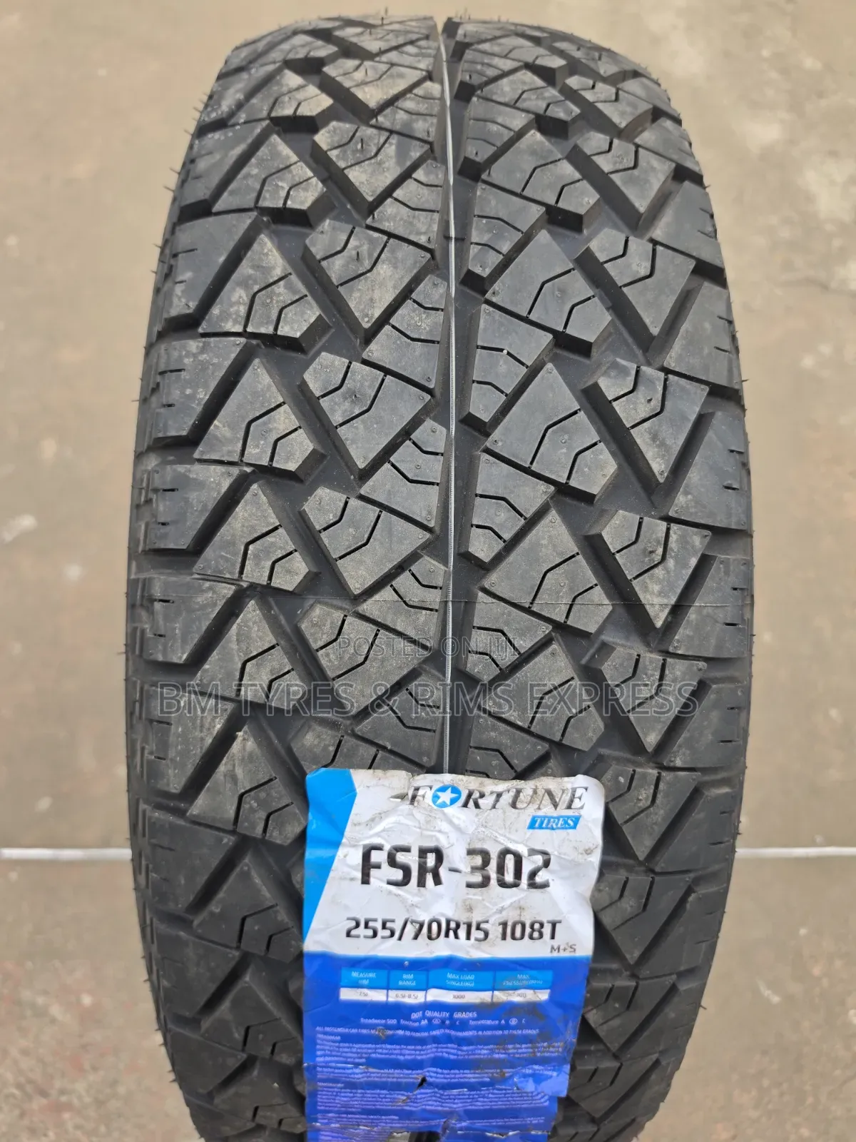255 /70 R15 Fortune Tires (All Terrain)