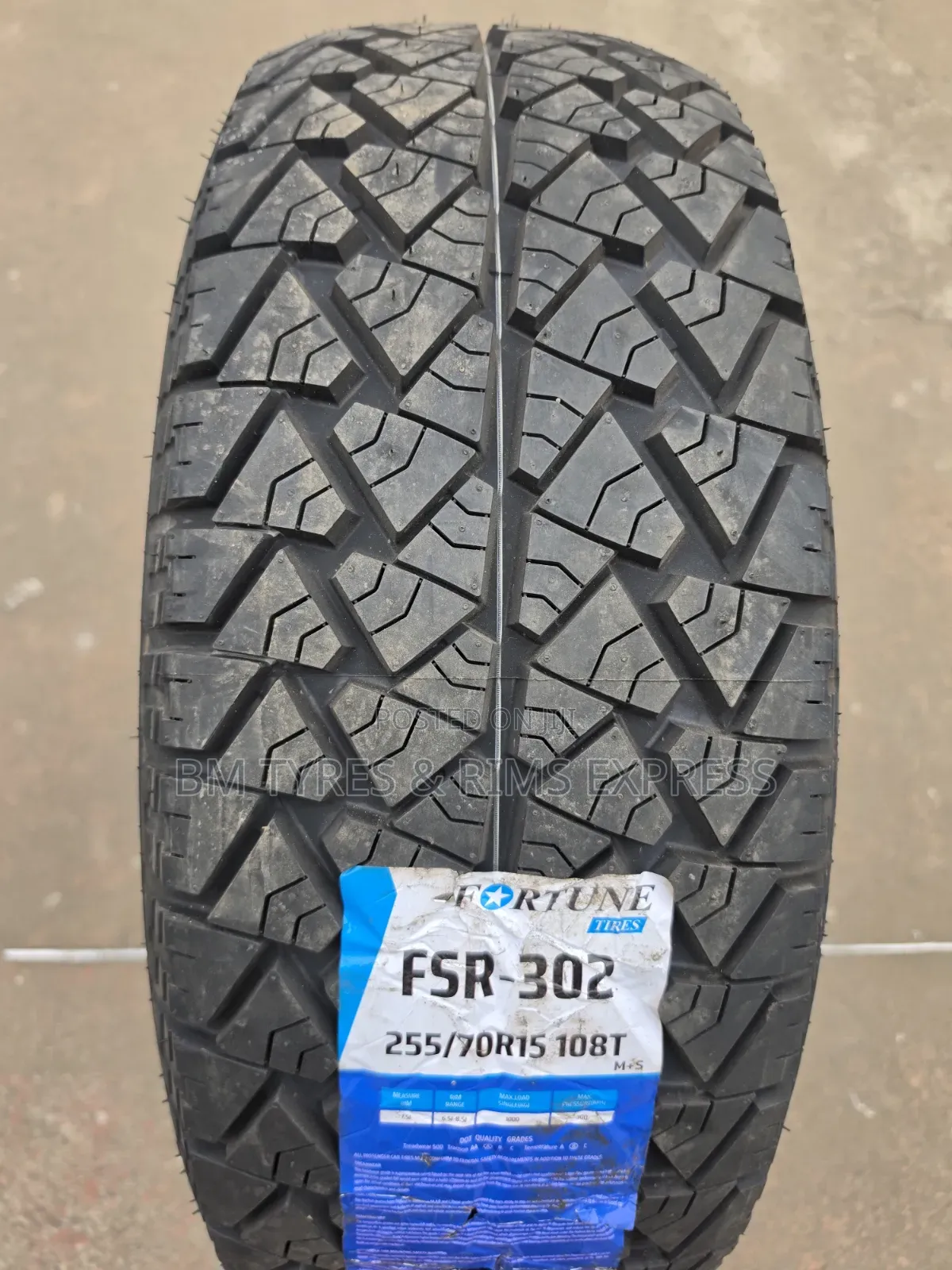 255 /70 R15 Fortune Tires (All Terrain)