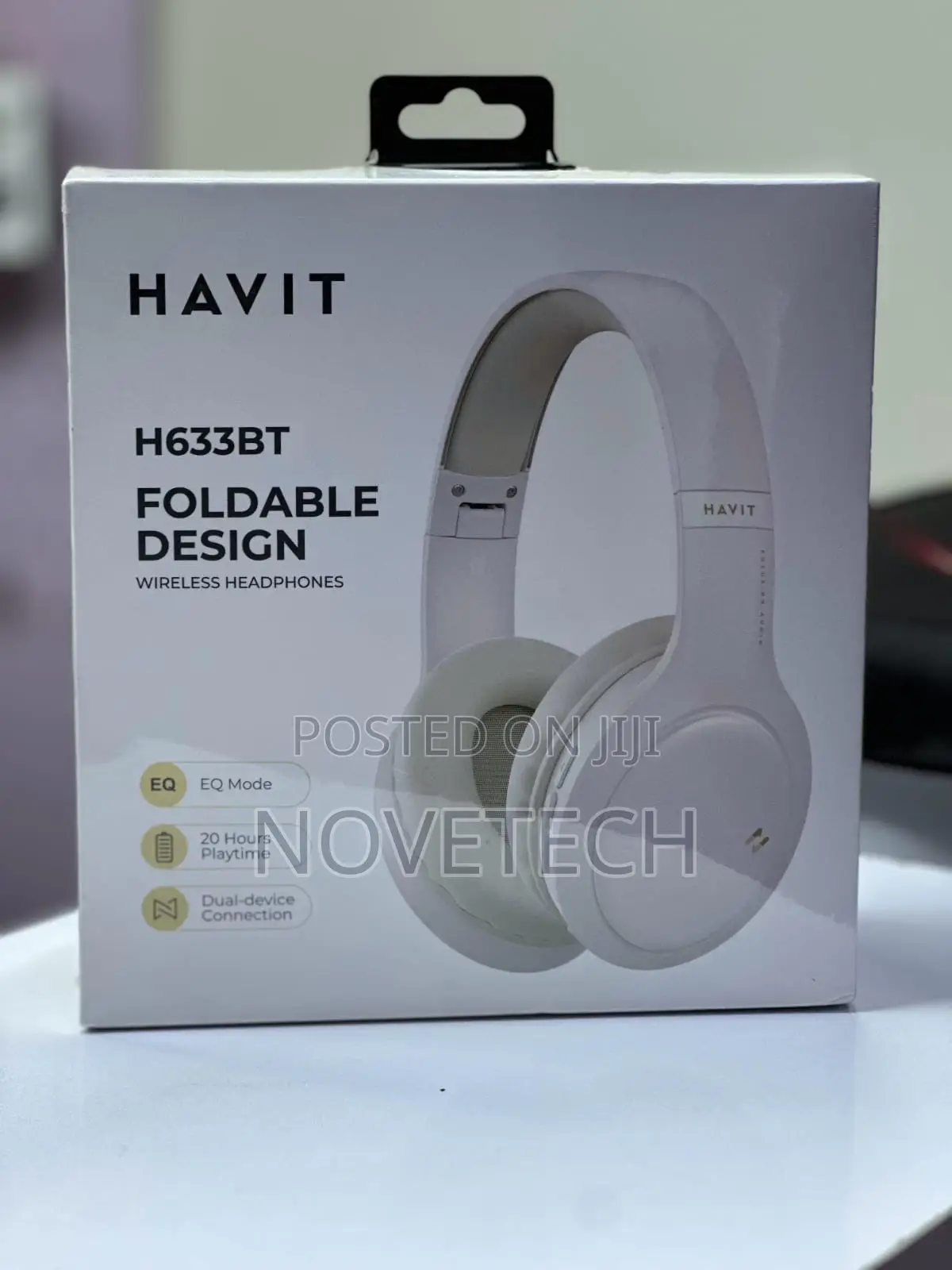 H633BT Wireless Bluetooth Headphones – Adjustable Foldable Headset