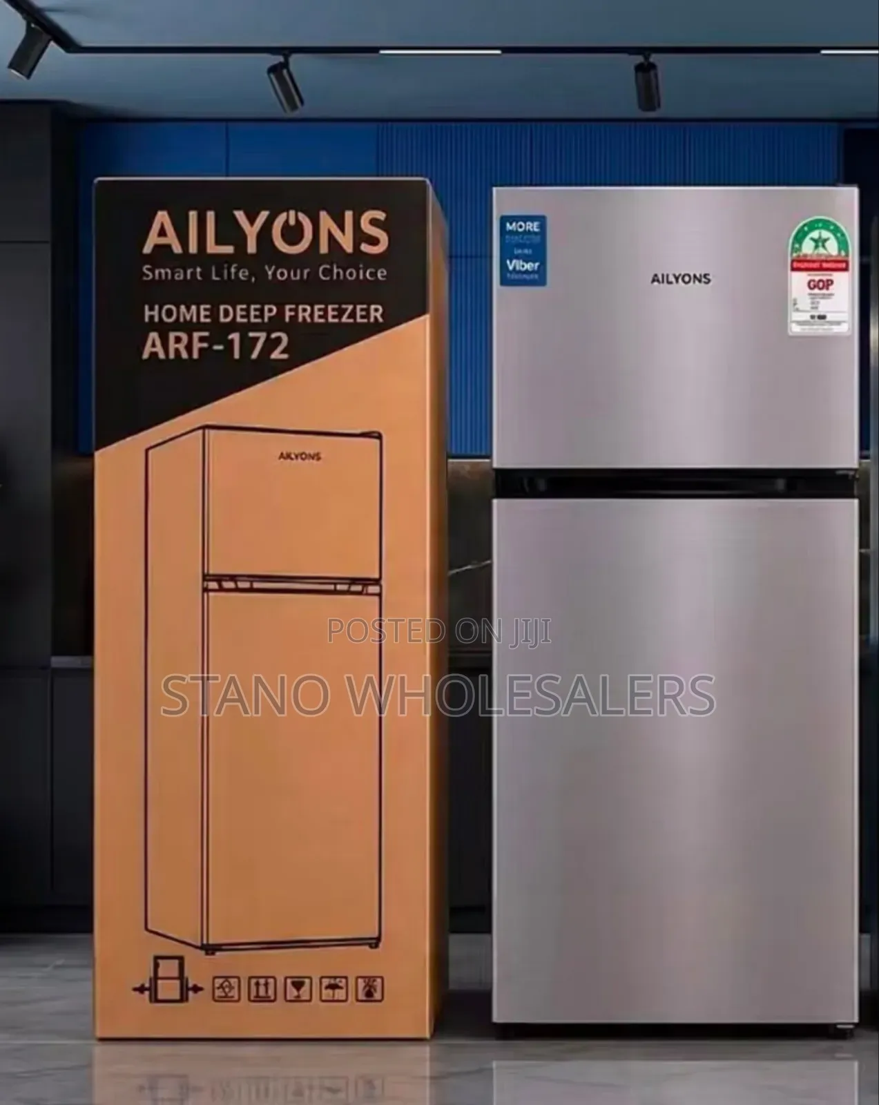 Silver Ailyons 172l Fridge