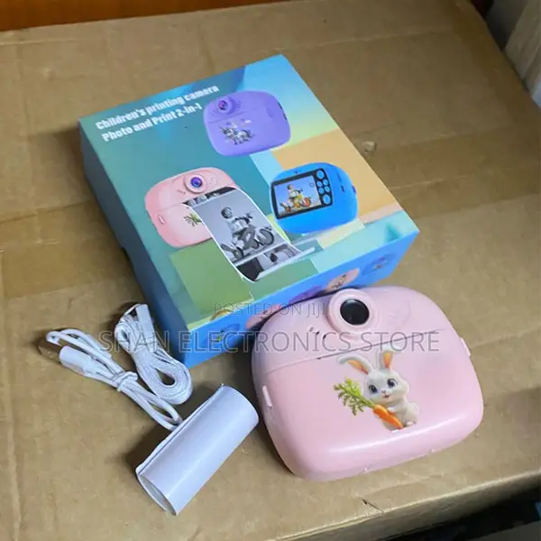 Digital Kids Camera Instant Print With Silicone Cover Creative Gifts