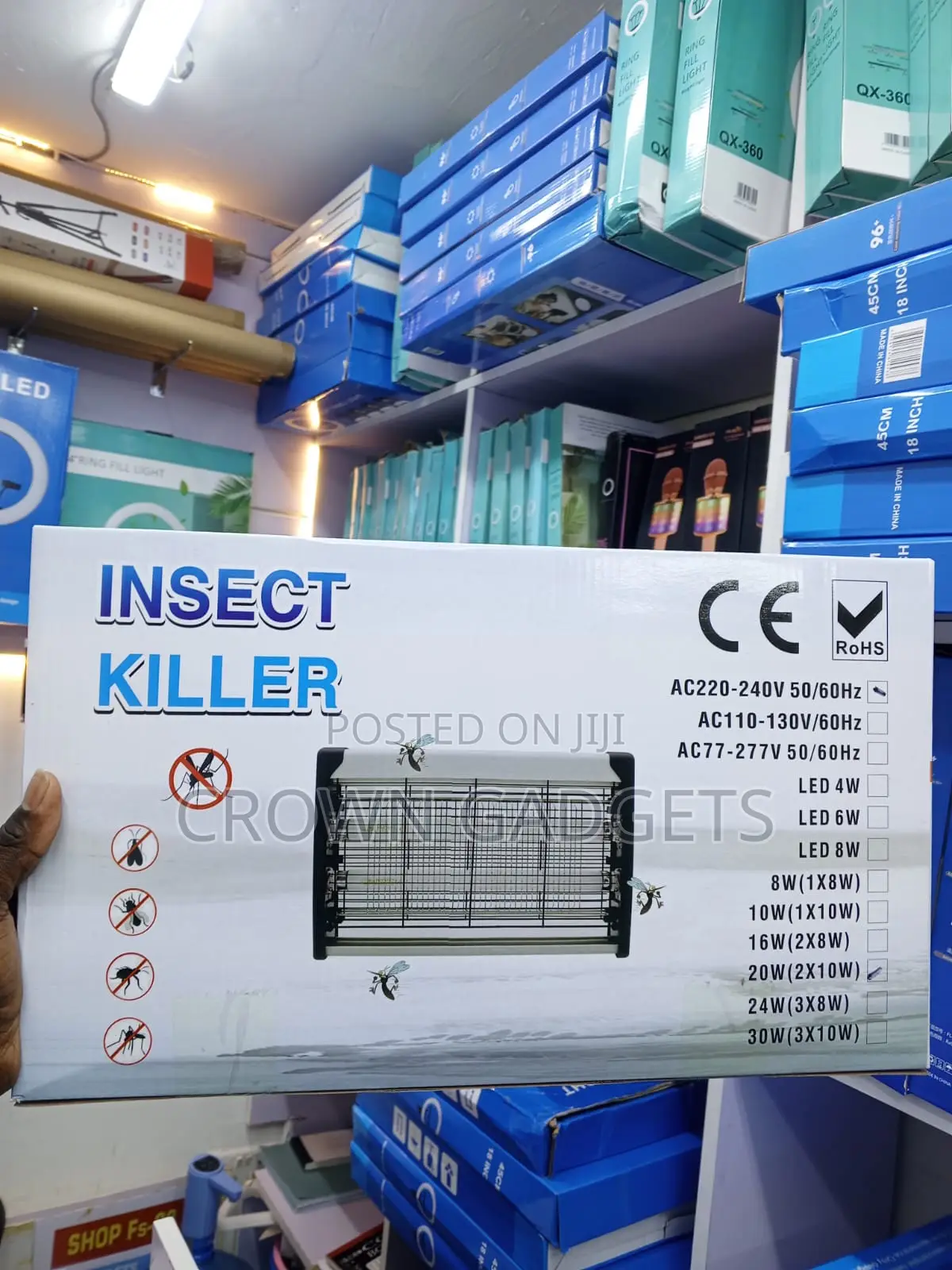 20W UV Fly Killer Machine for Restaurants Kitchens