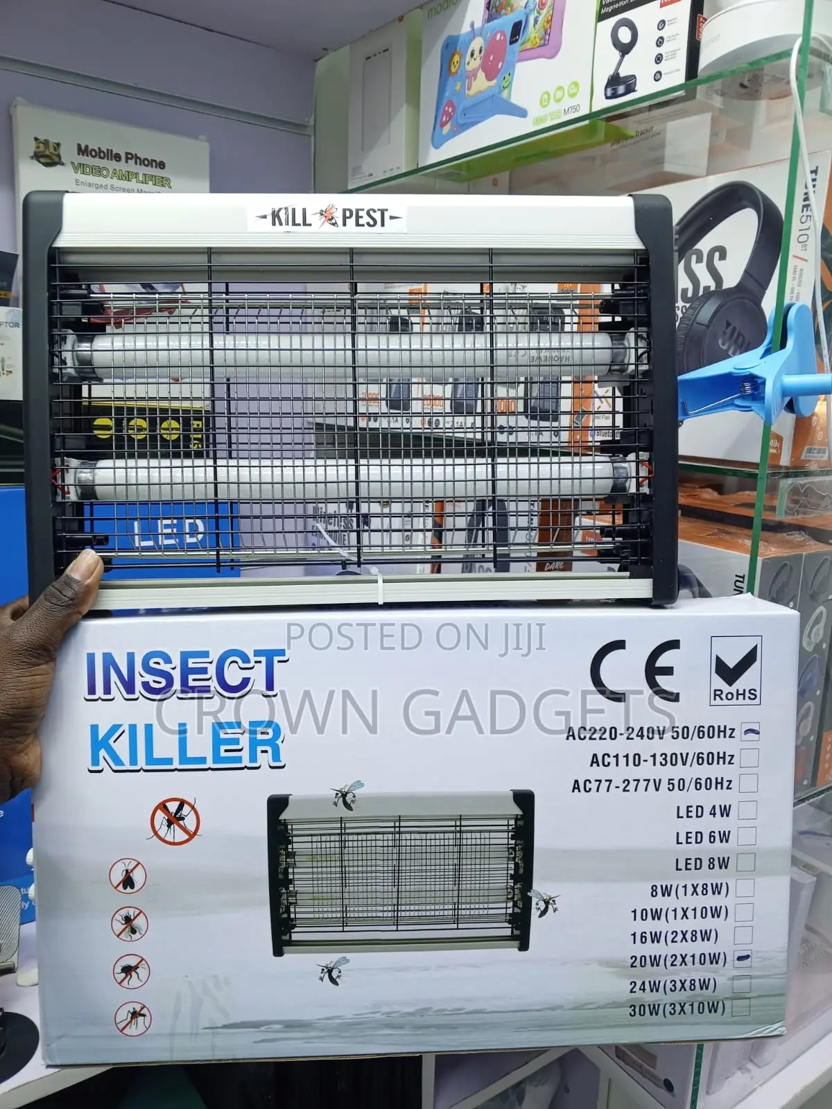 20W UV Fly Killer Machine for Restaurants Kitchens