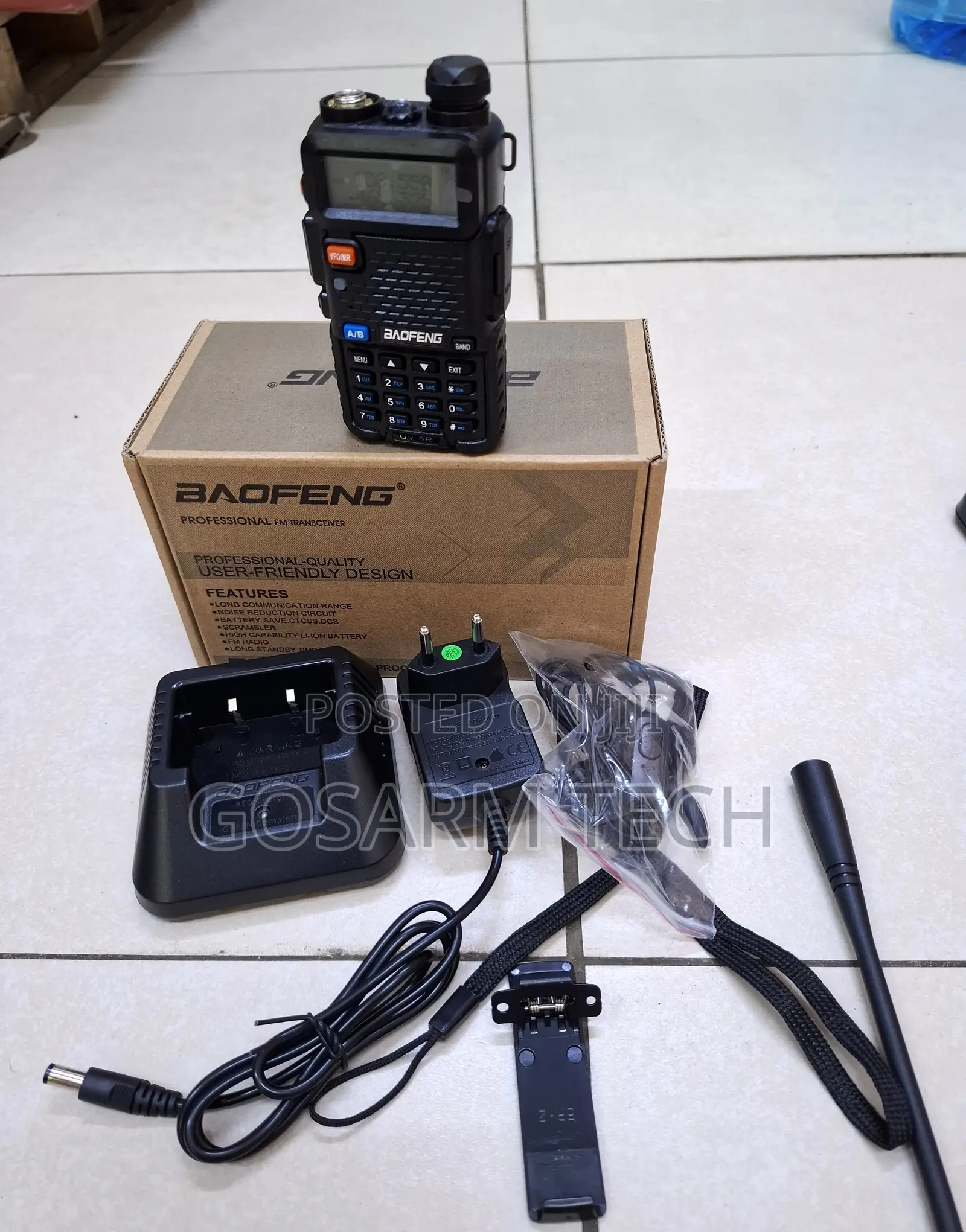 Baofeng UV-5R 5W Dual Band Radio – Portable Communication Device