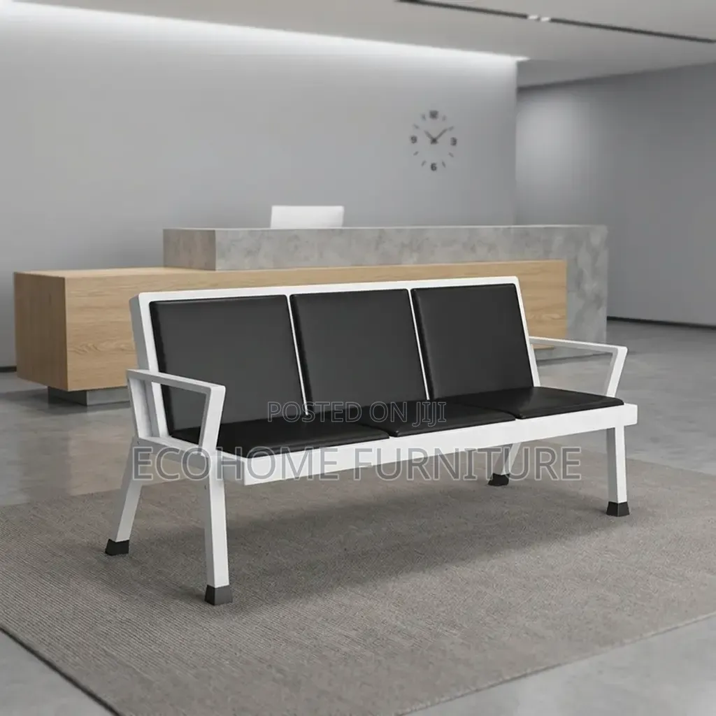 Waiting Chair. New Design Visitor Chair, Padded Seat and 3 Seater