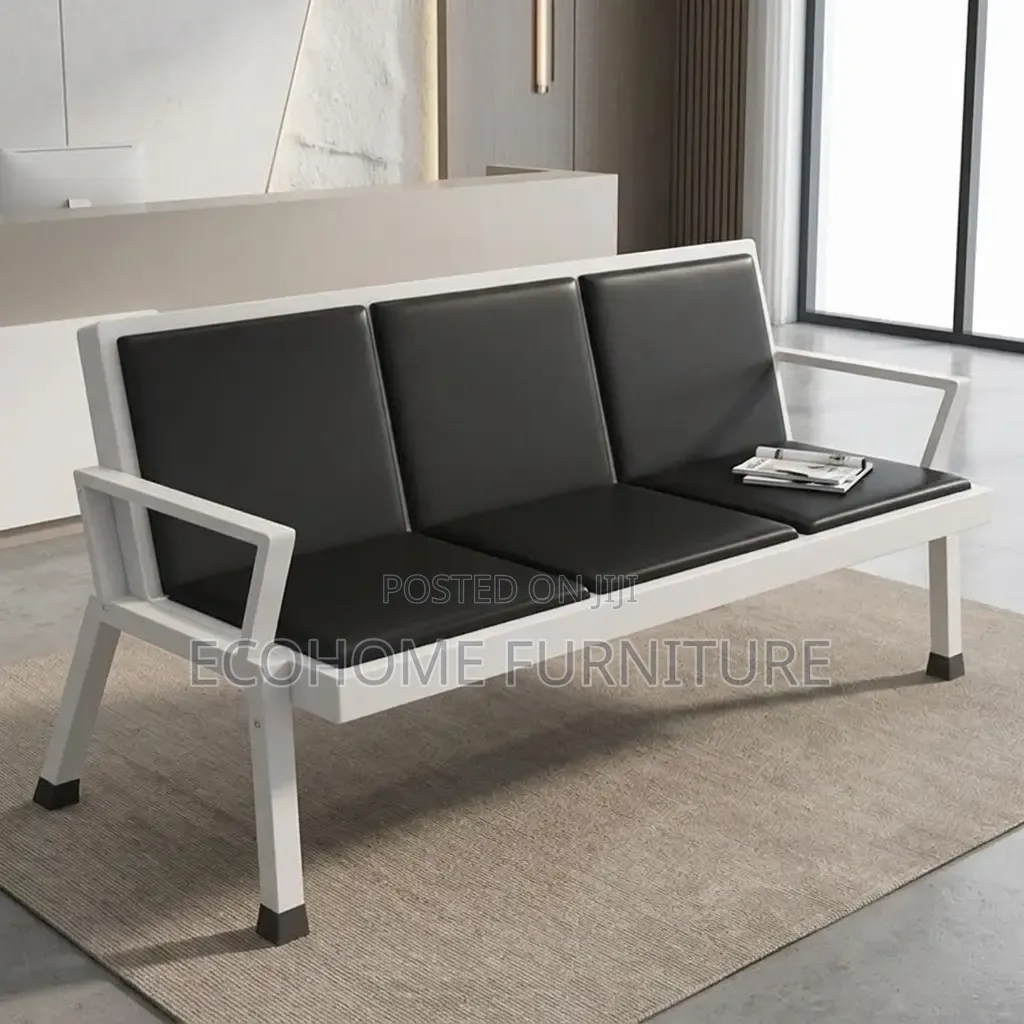 Waiting Chair. New Design Visitor Chair, Padded Seat and 3 Seater