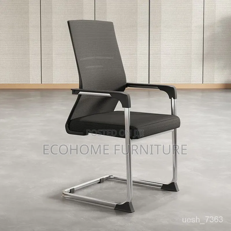 Visitor Chair. Mesh Visitor Chair With Chrome Base
