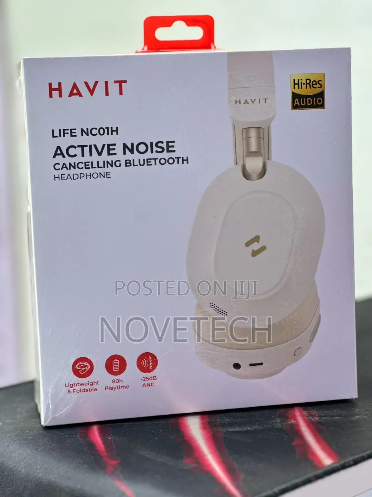 H612BT Active Noise Cancelling Wireless Bluetooth Foldable Headphones