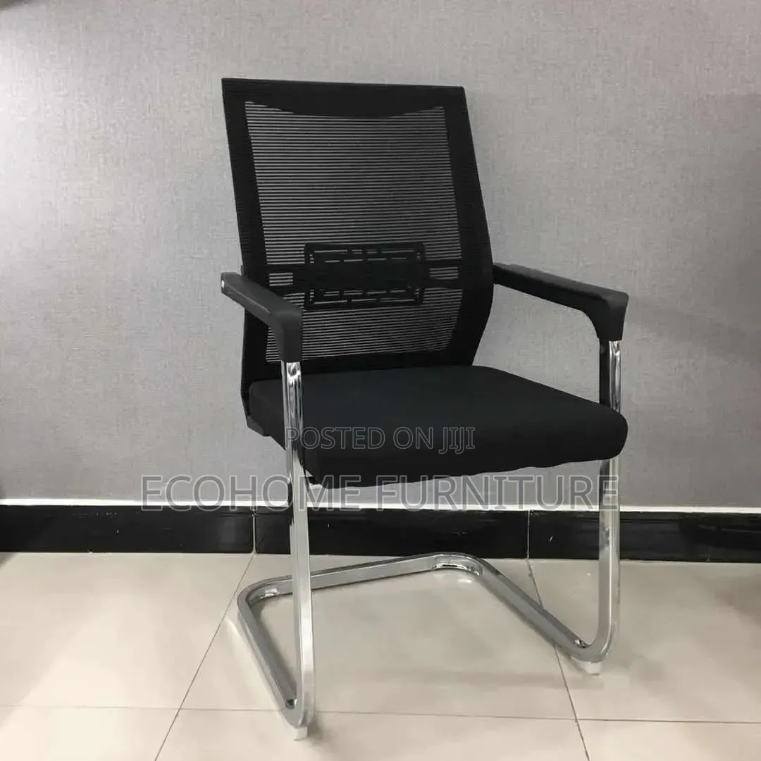 Visitor Chair . Mesh Wirh Chrome Base