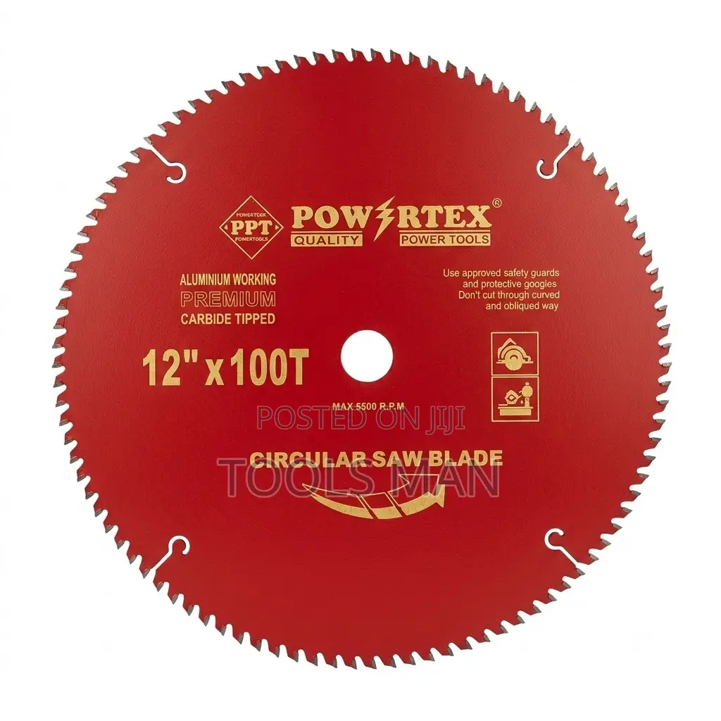 12 Inch TCT Saw Blade Powertex 100T Red Wood Cutting Disc