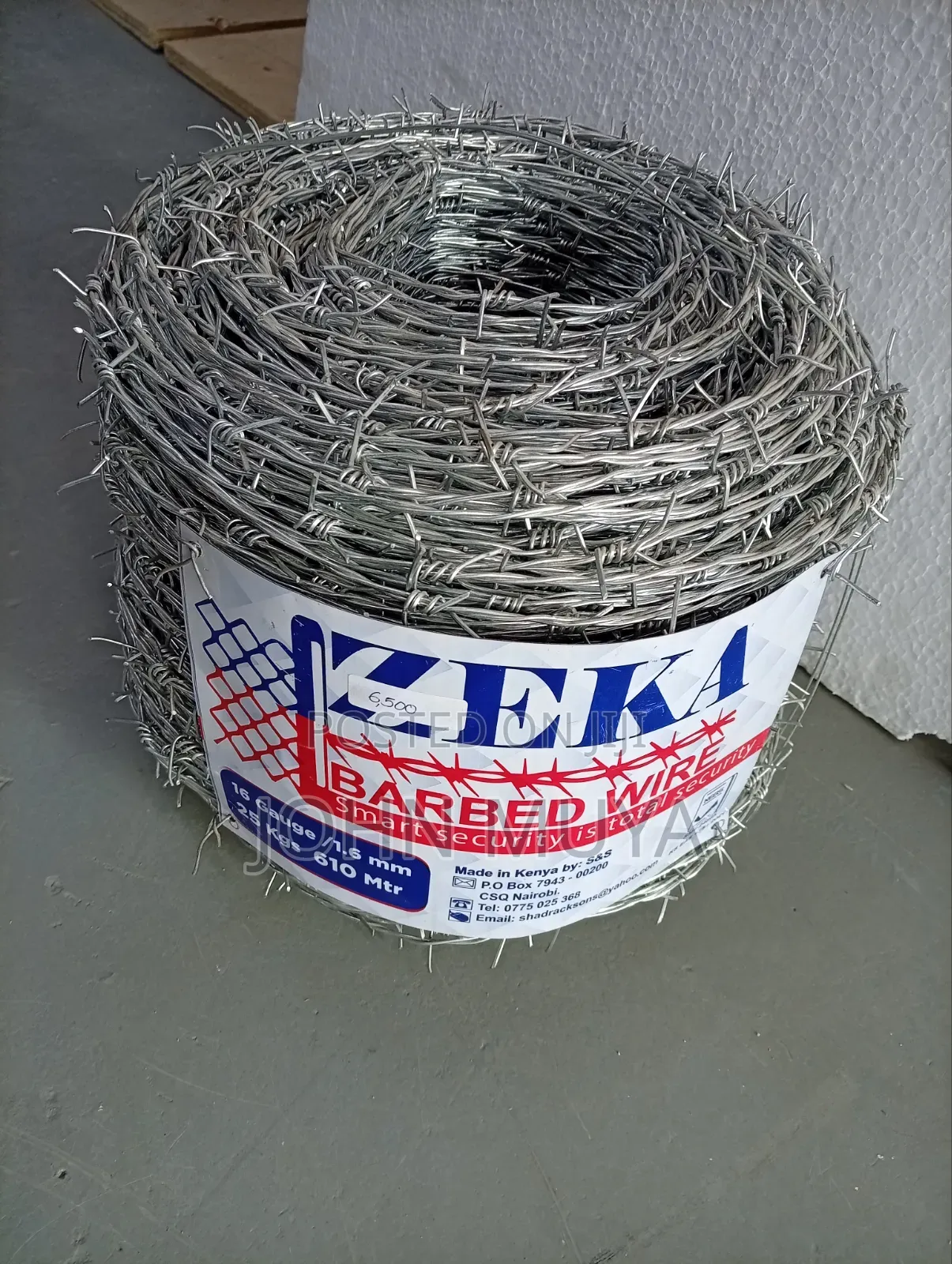 Heavy Duty 16 Gauge Barbed Wire (610M)