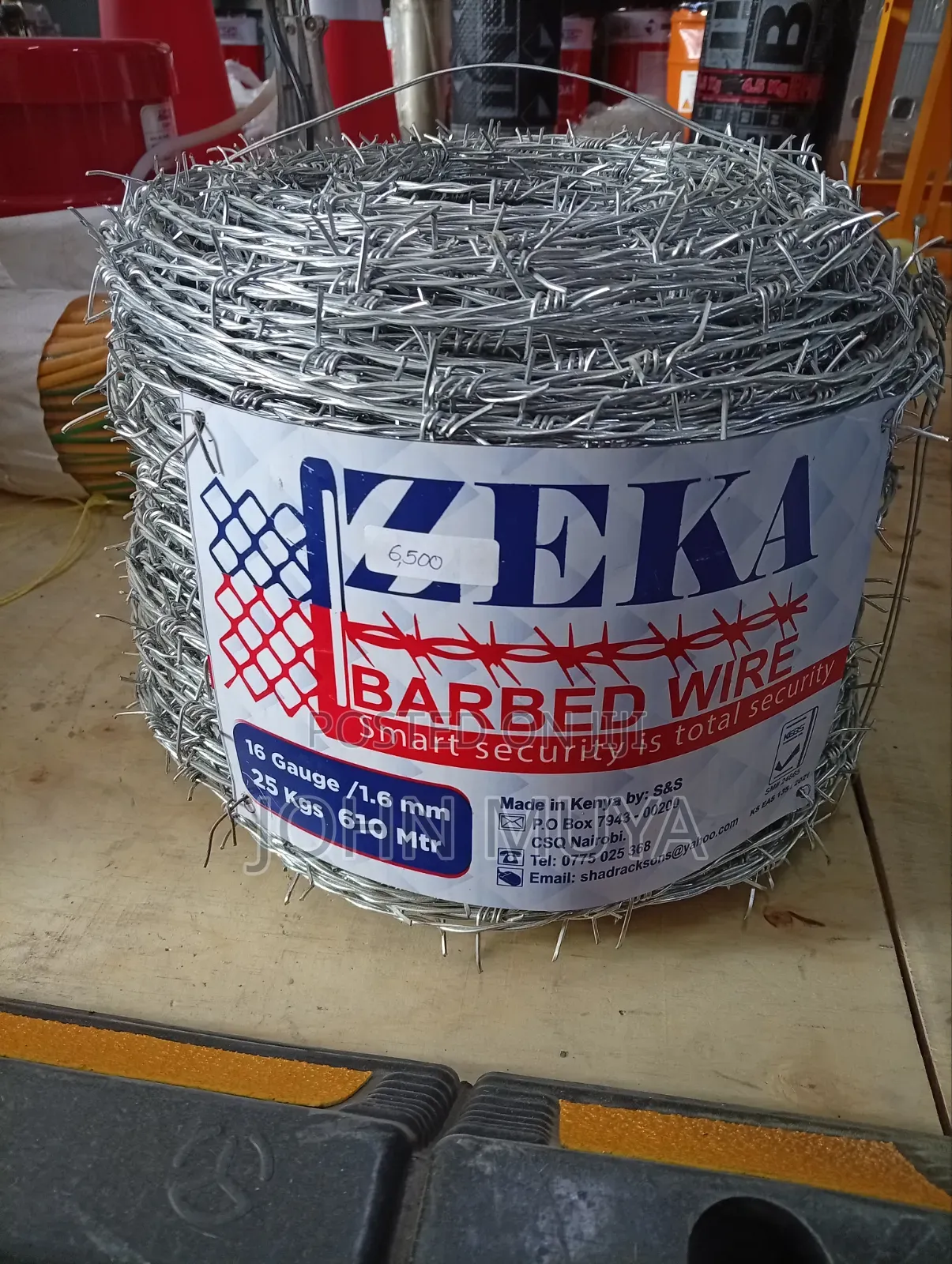 Heavy Duty 16 Gauge Barbed Wire (610M)