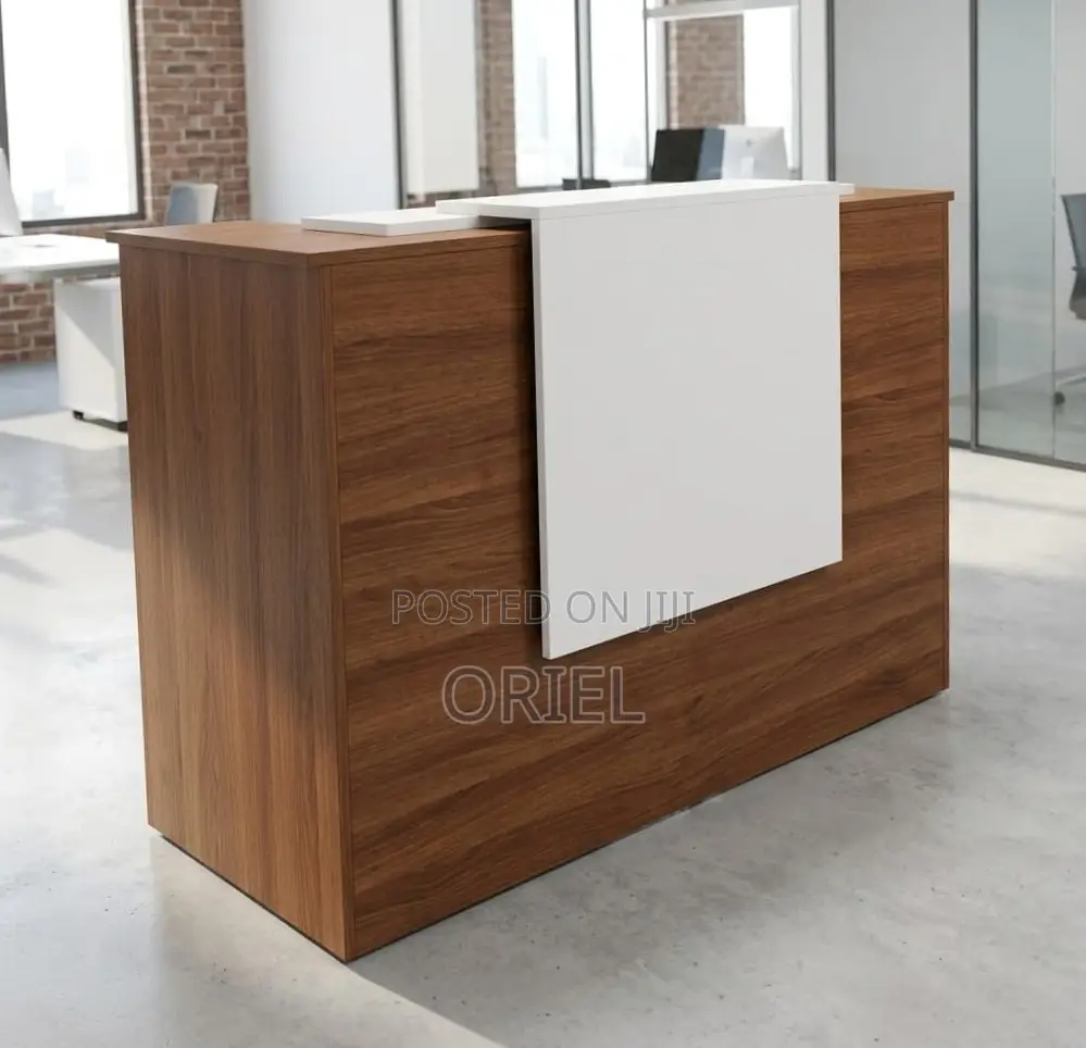 Office Desk : 1.2M Office Reception Welcoming Desk