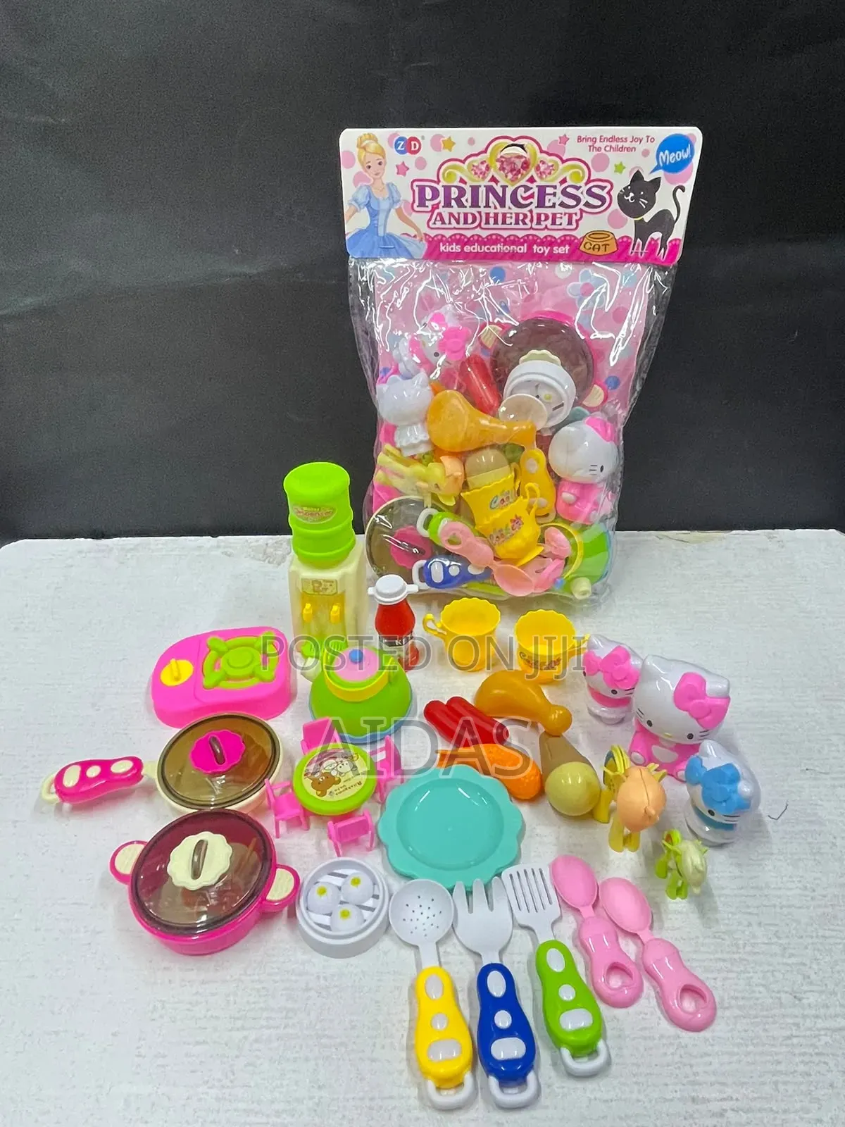 Princess Kitchen Play Set – Kids Pretend Cooking Toy