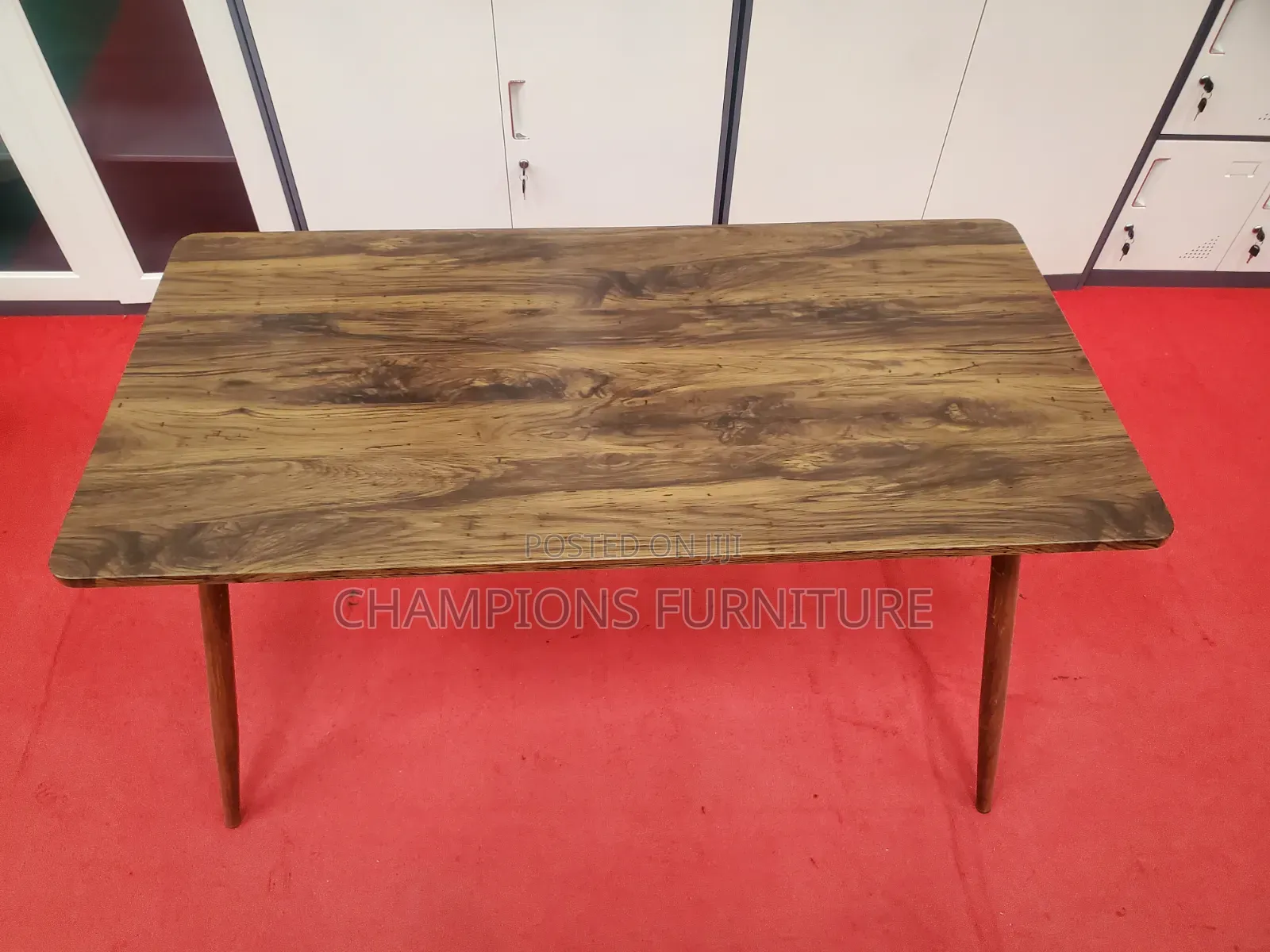 Brown Wooden Dining Table