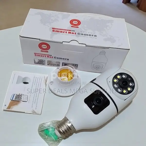Unbeatable Prices Smart Home PTZ Rotating Dual Lens Wifi Bulb Cameras